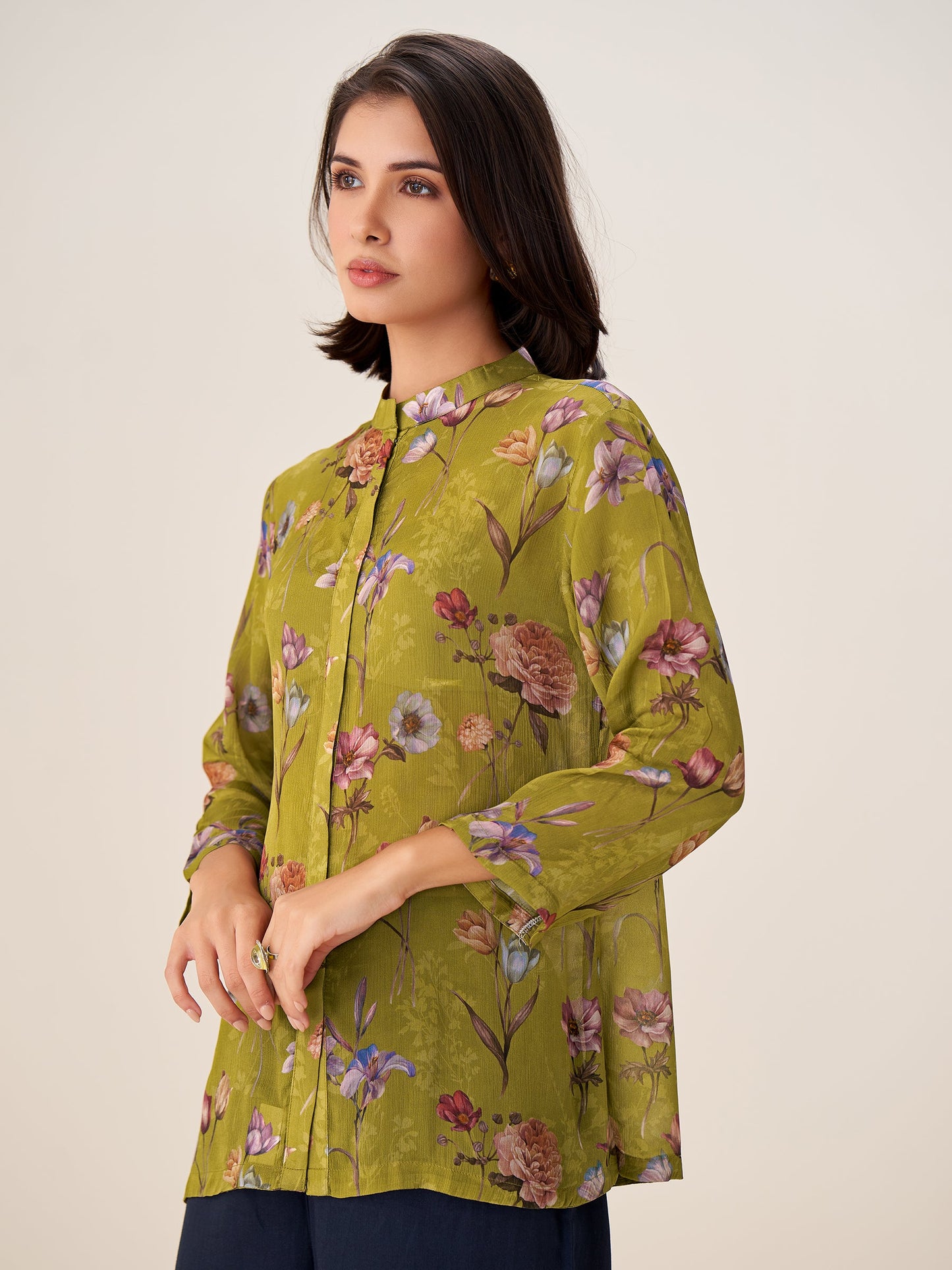 Celestia Luxe Digital Print Top