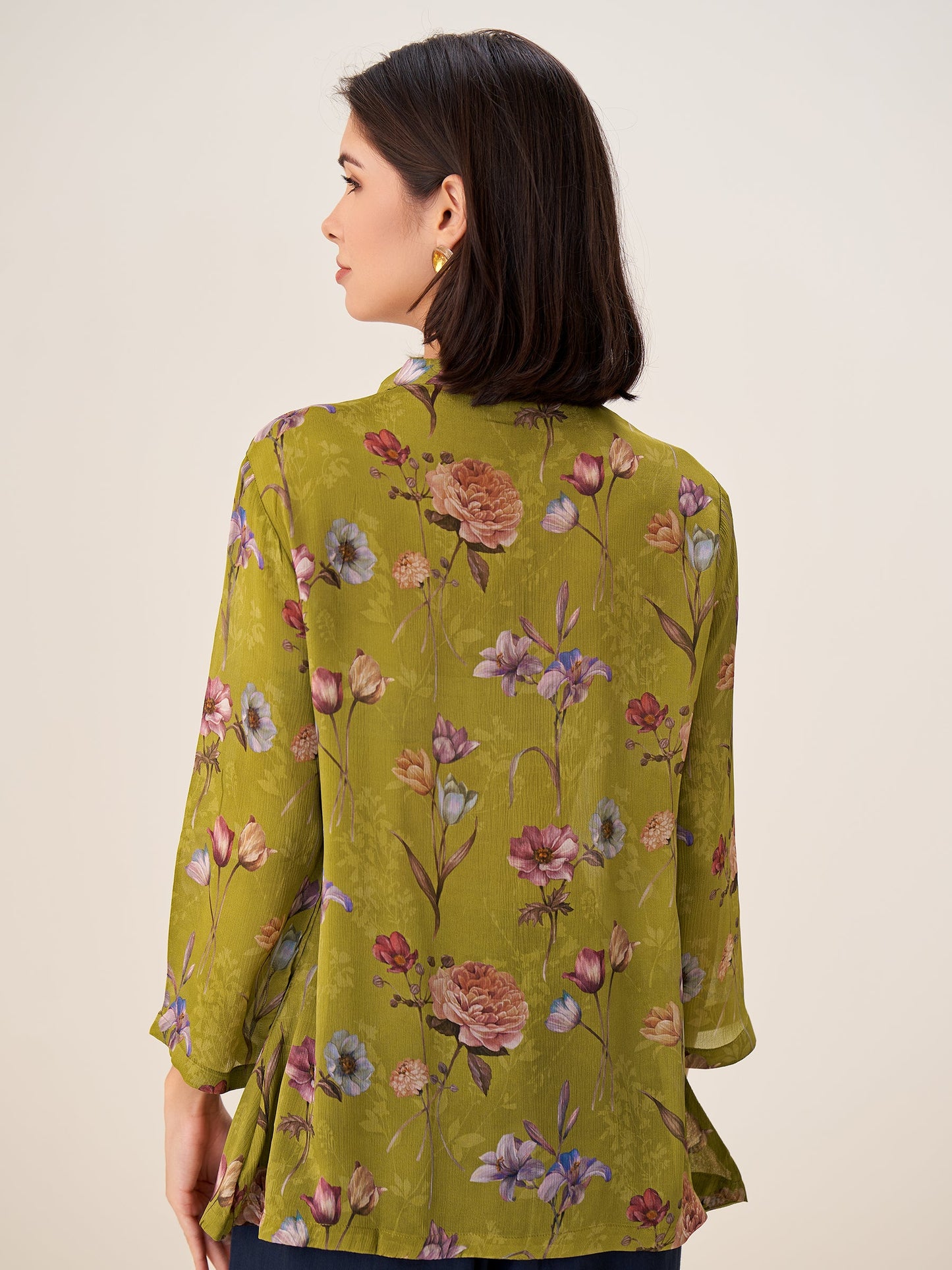 Celestia Luxe Digital Print Top