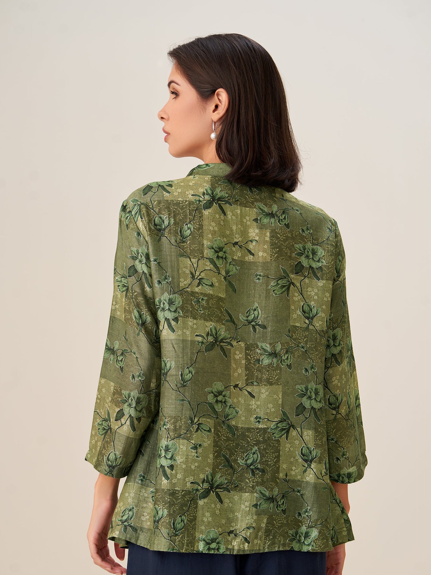 Celestia Luxe Digital Print Top