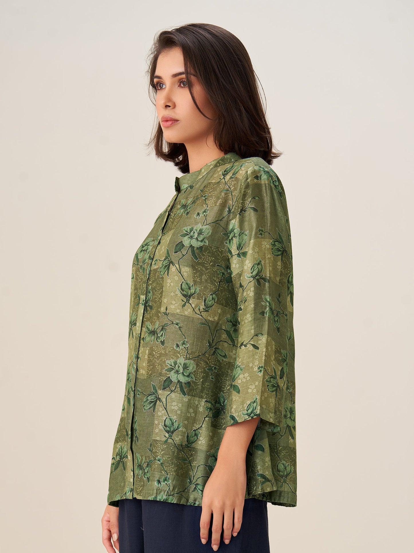 Celestia Luxe Digital Print Top