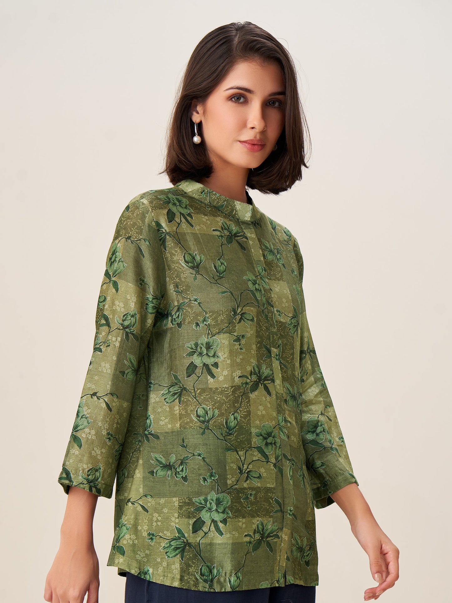 Celestia Luxe Digital Print Top