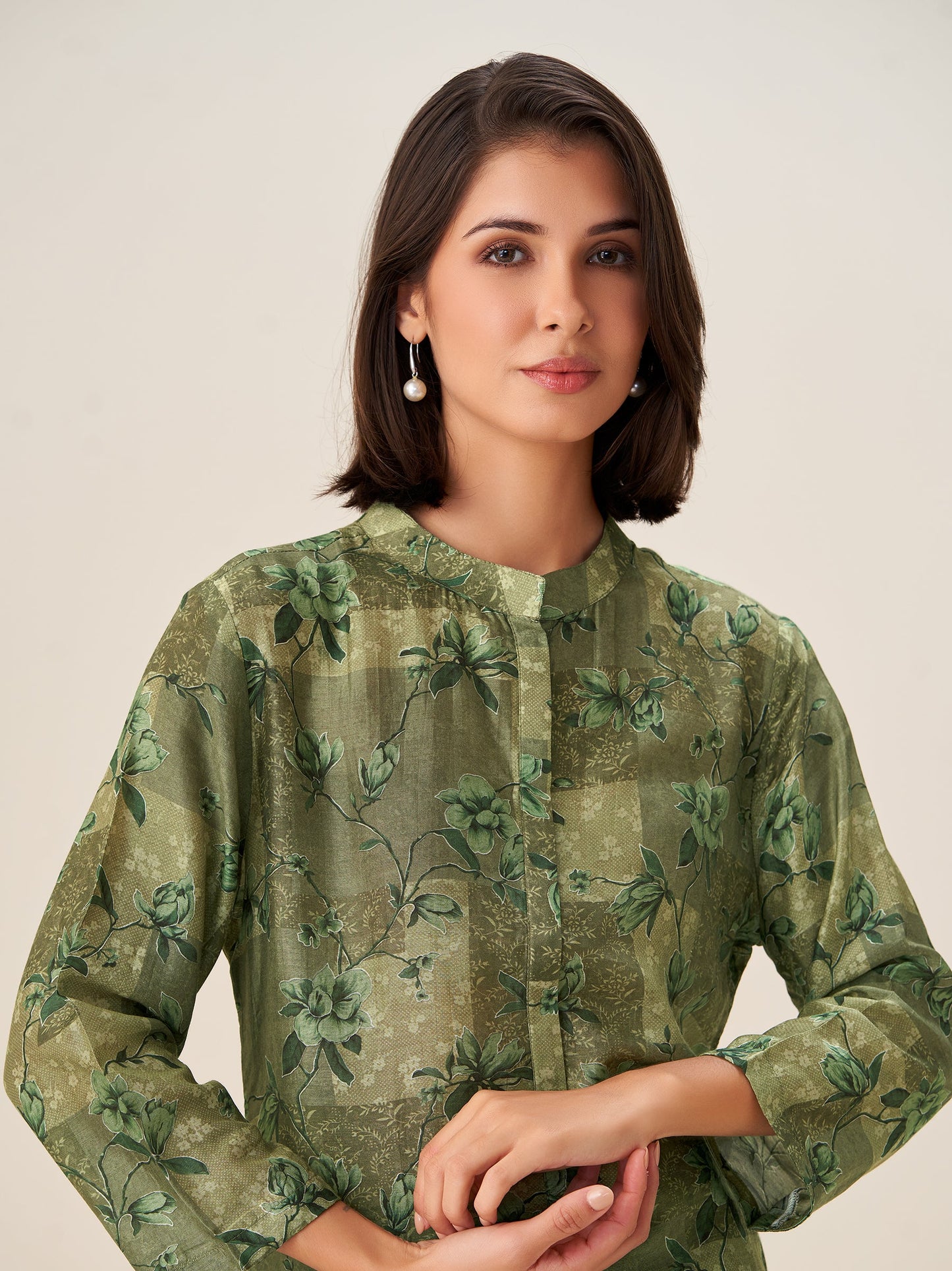 Celestia Luxe Digital Print Top