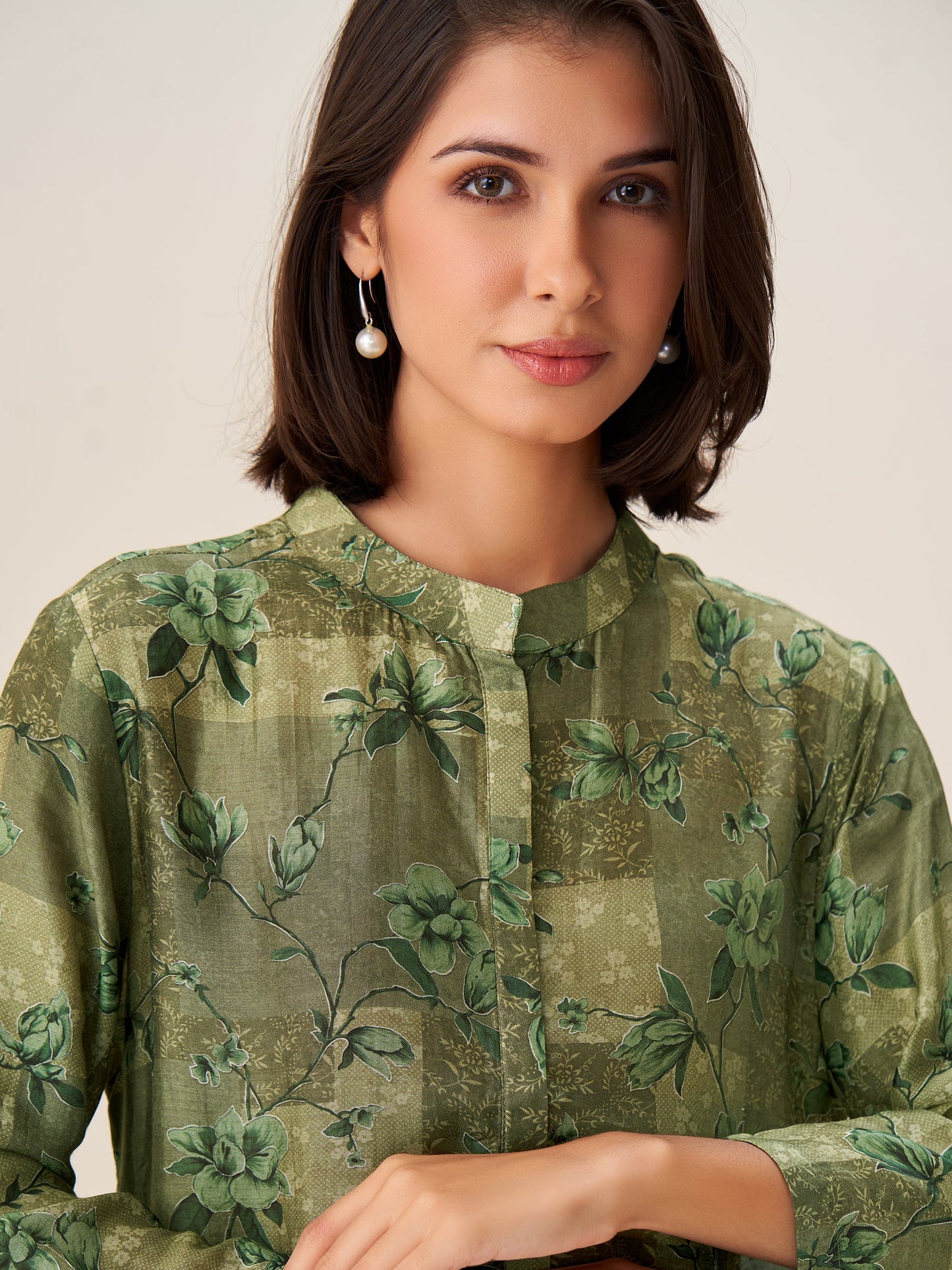 Celestia Luxe Digital Print Top
