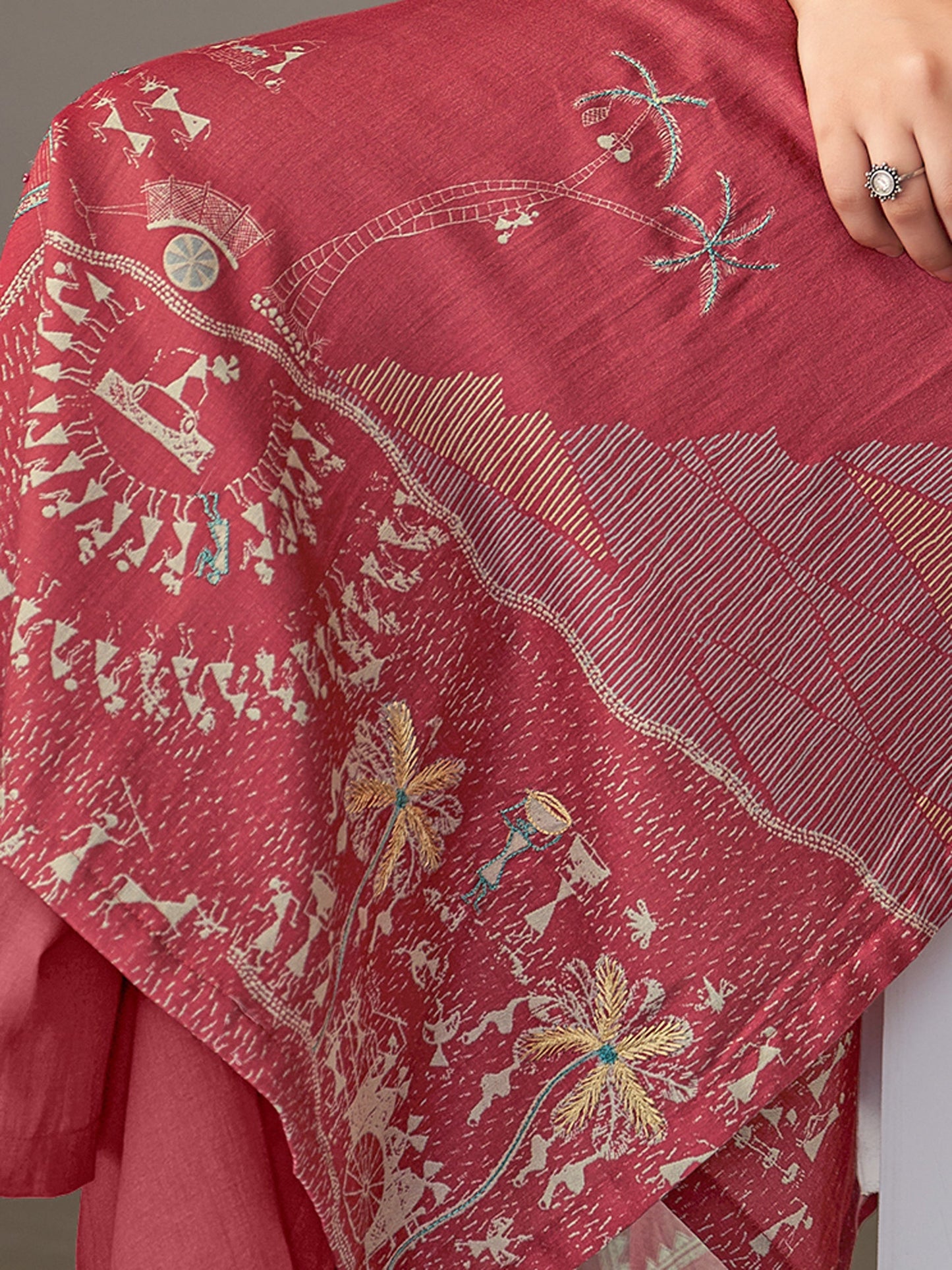 Habiba Grace Pure Italian Satin Kurta Set With Dupatta