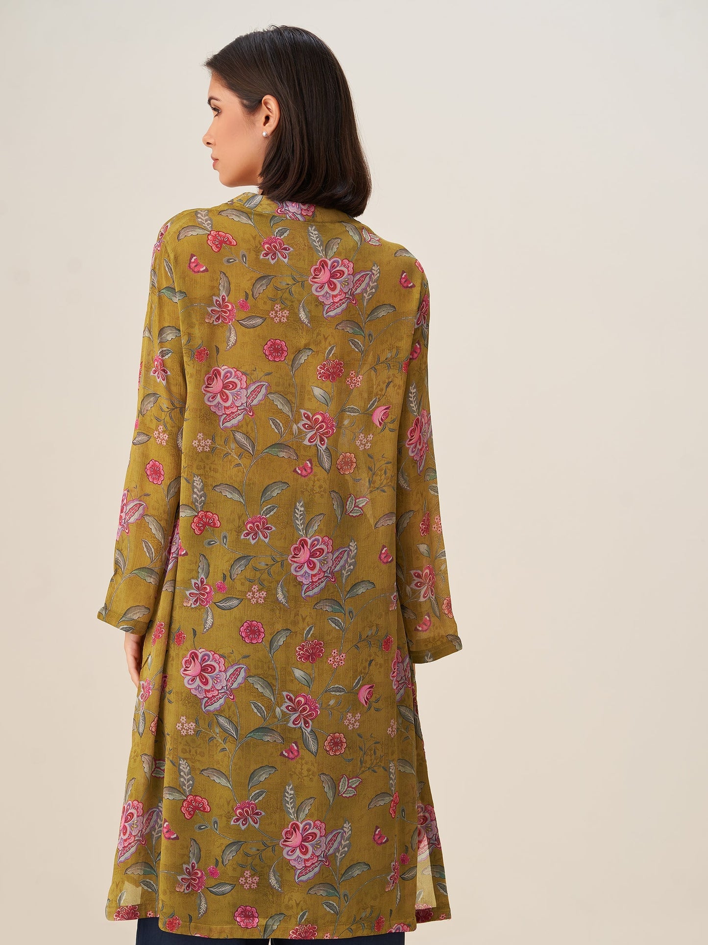 Trendy Digital Print Tunic Top