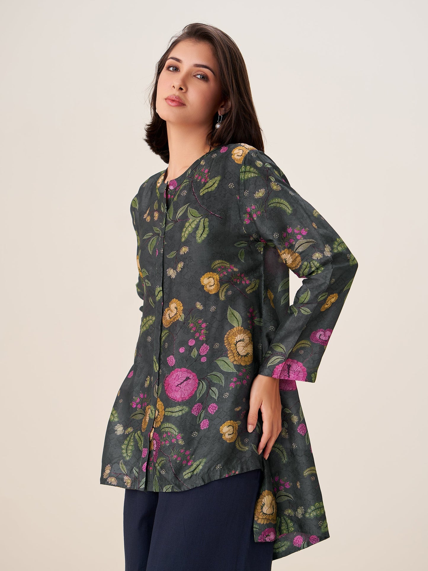 Celestia Luxe Digital Print Top
