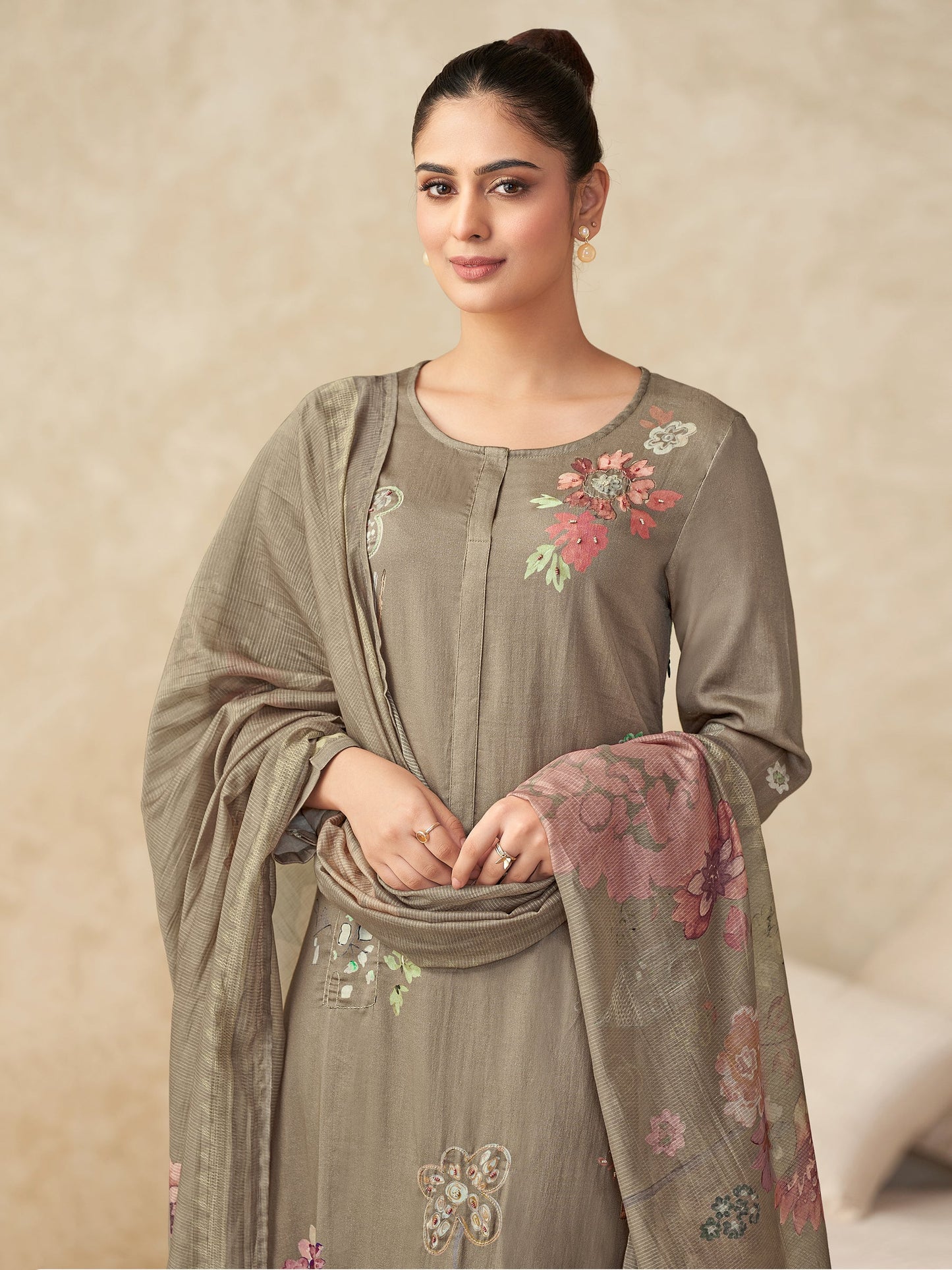 Suhani Royal Pure Italian Satin Kurta Set with Dupatta