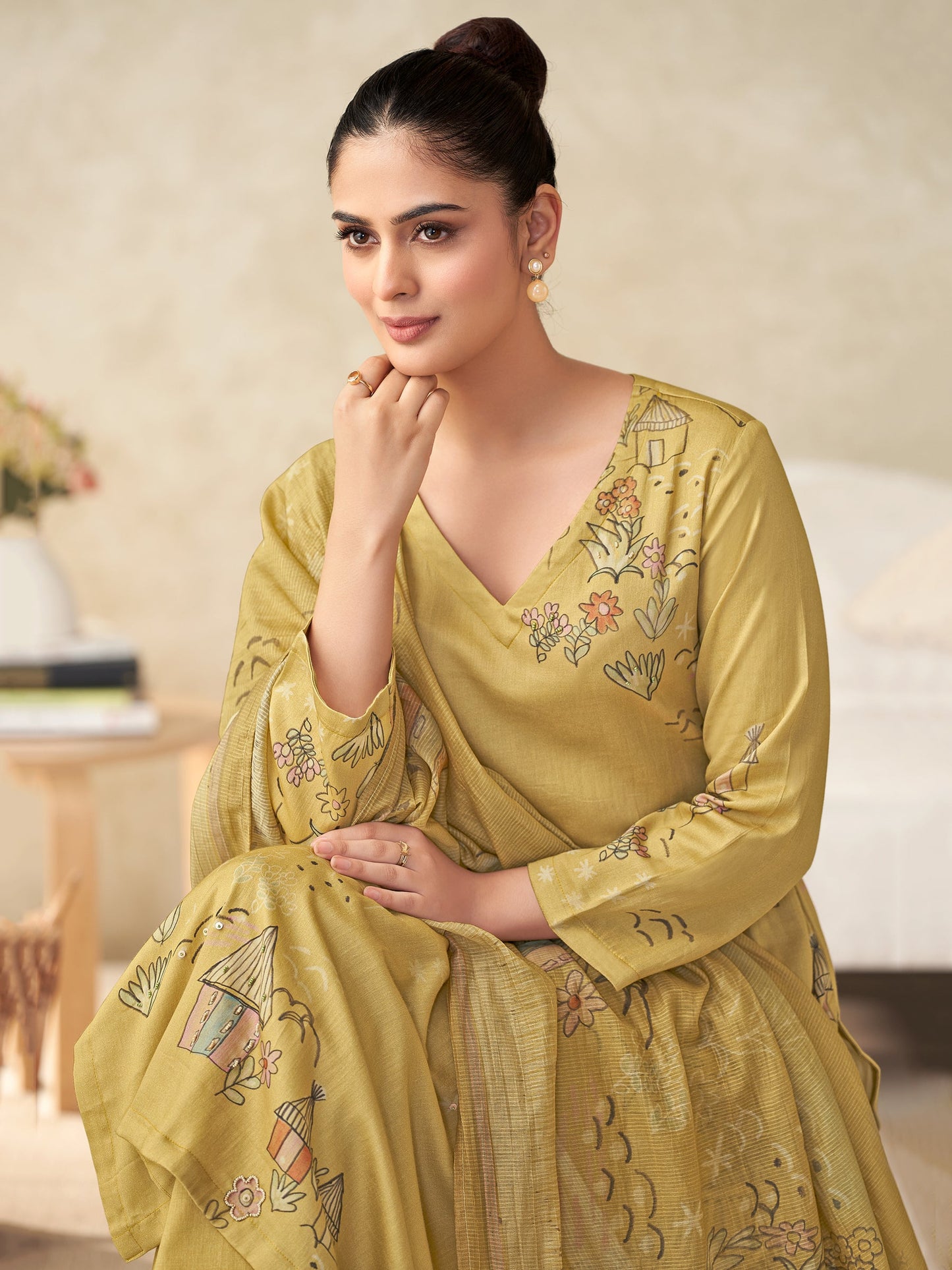 Suhani Luxe Pure Italian Satin Kurta Set with Dupatta