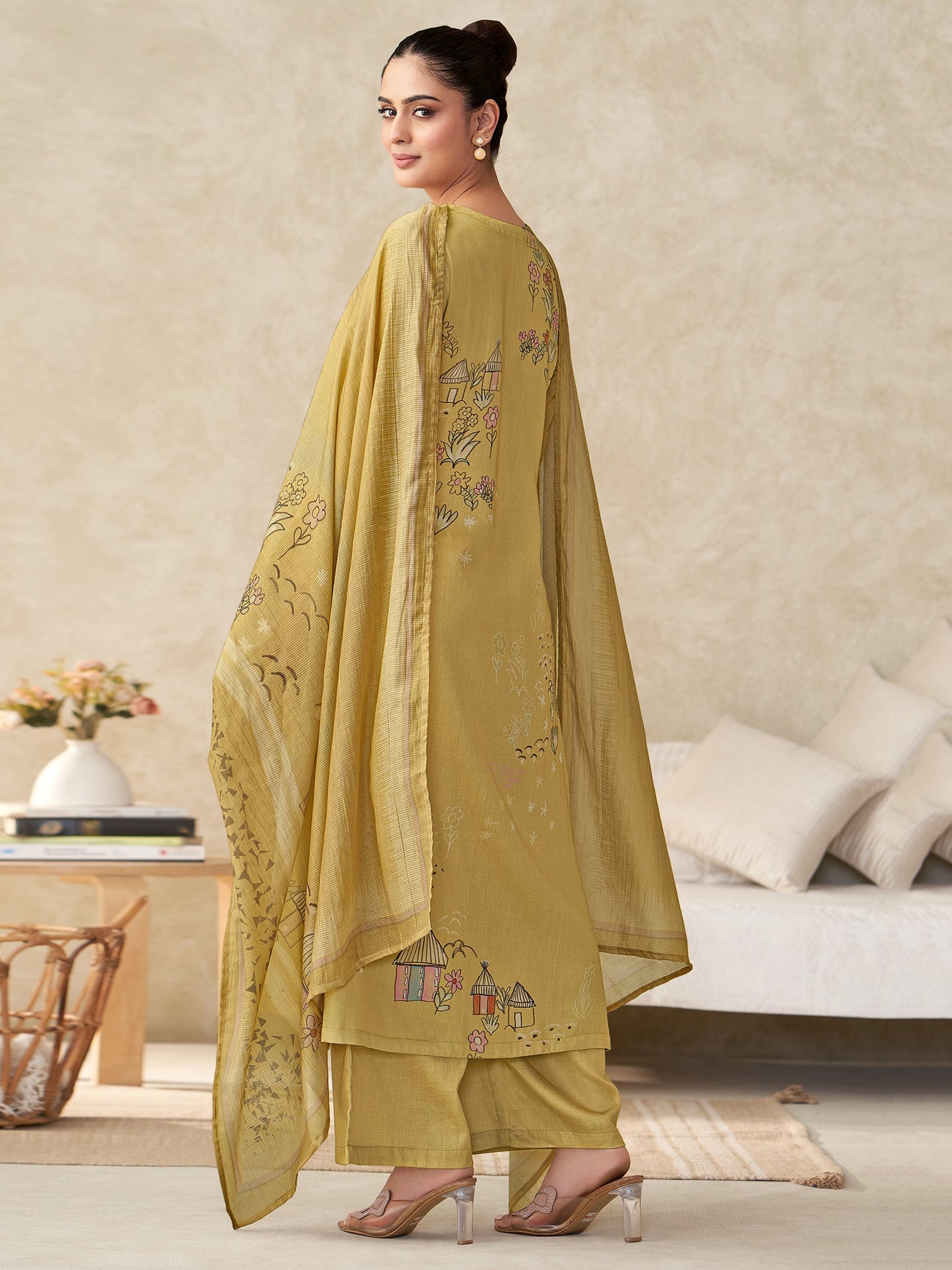 Suhani Royal Pure Italian Satin Kurta Set with Dupatta