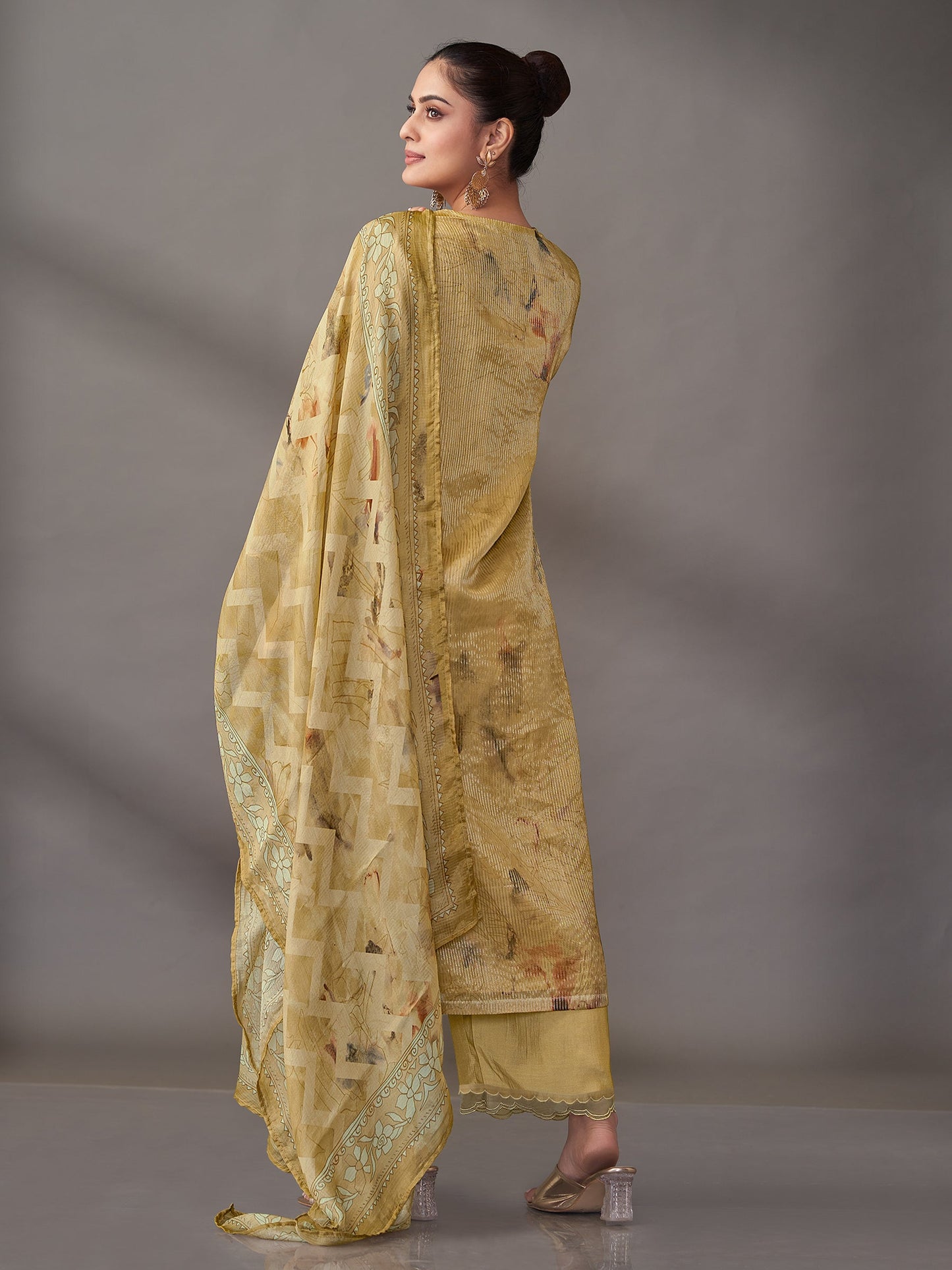Riva Luxe Pure Silk Jari Kurta Set with Dupatta