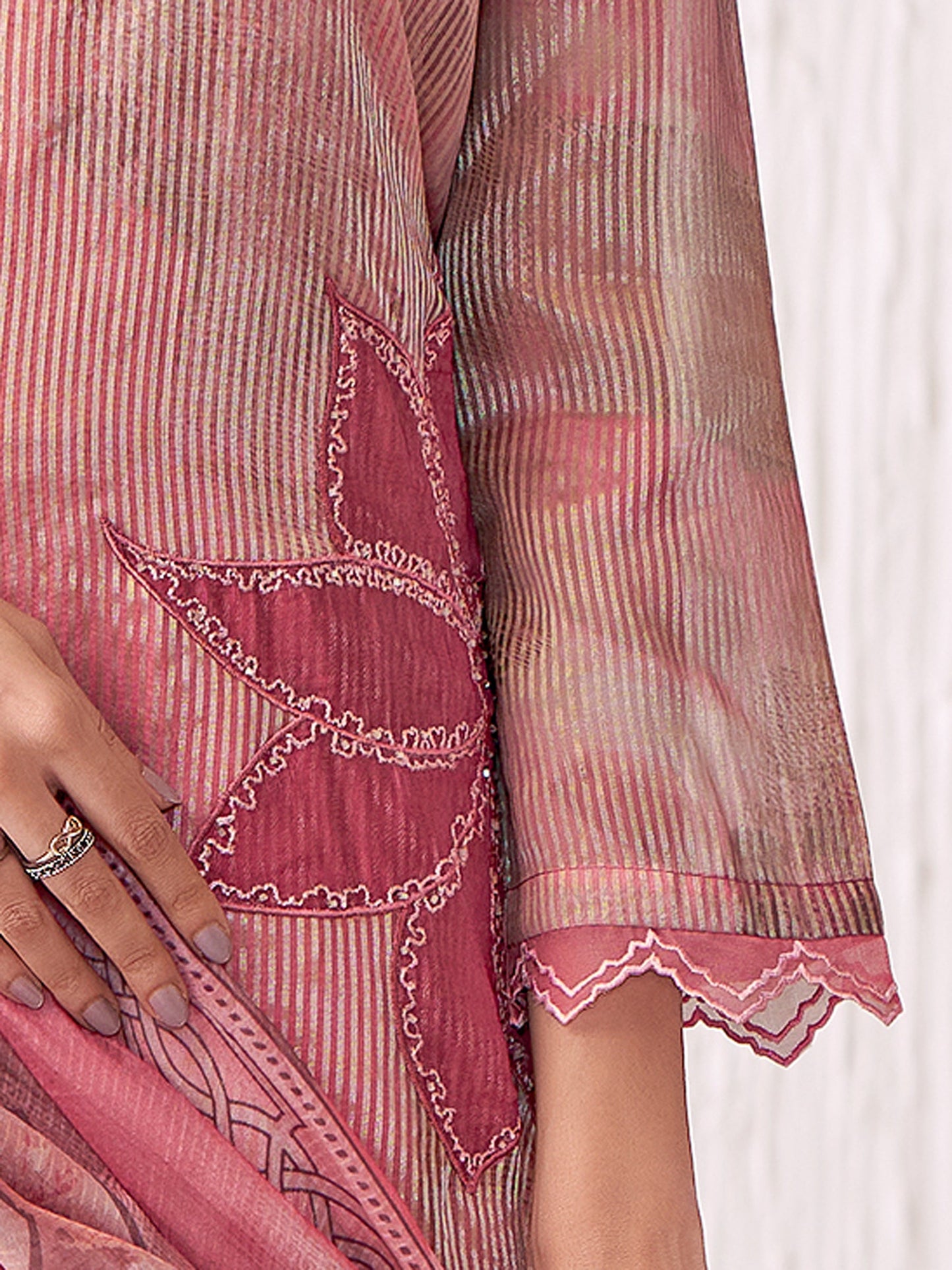 Sunflower Elite Pure Silk Jari Kurta Set with Dupatta