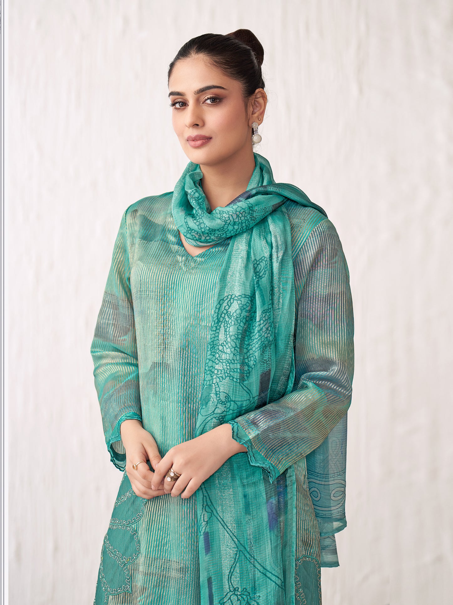 Sunflower Majestic Pure Silk Jari Kurta Set with Dupatta