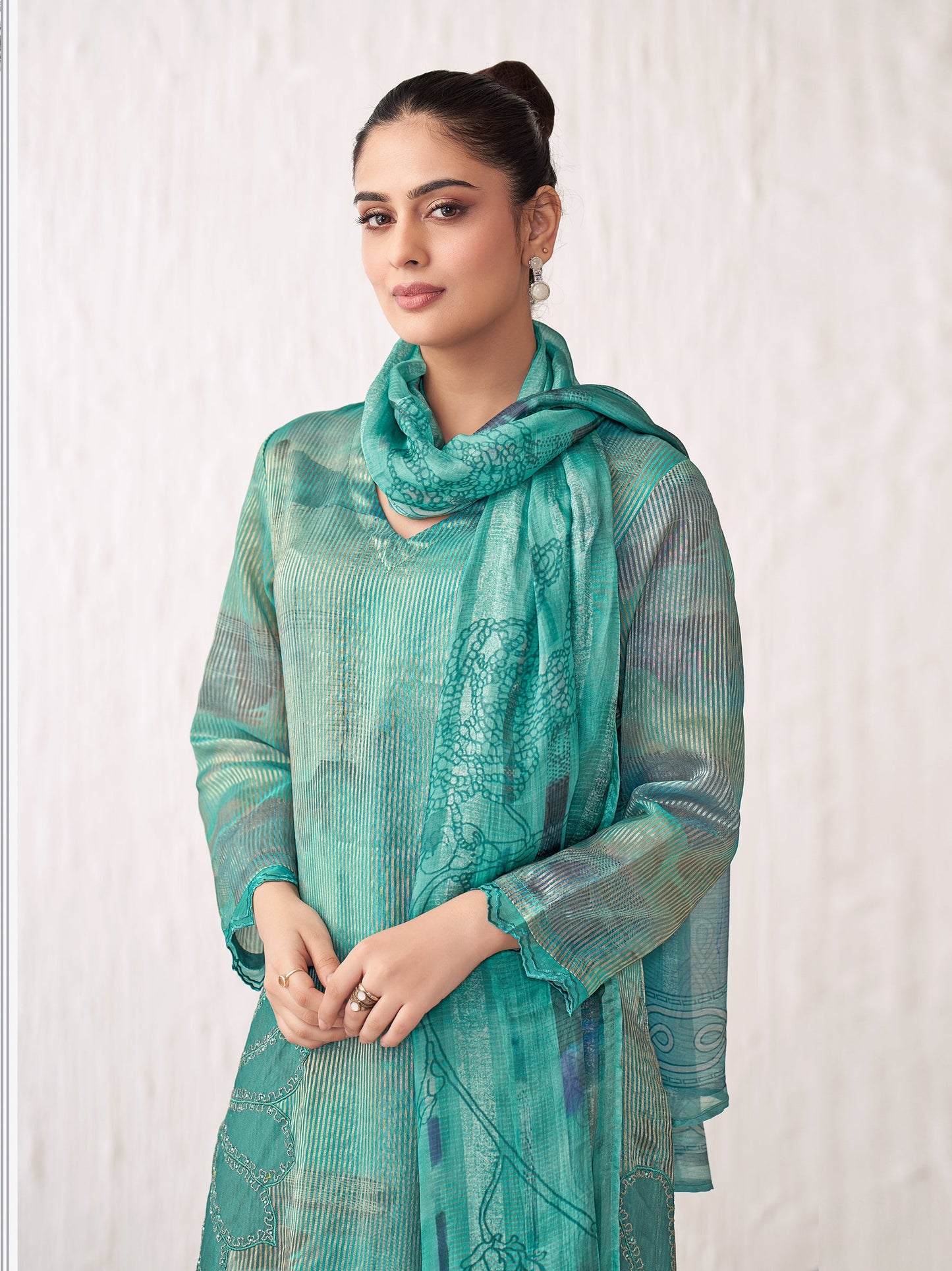 Sunflower Royal Pure Silk Jari Kurta Set with Dupatta