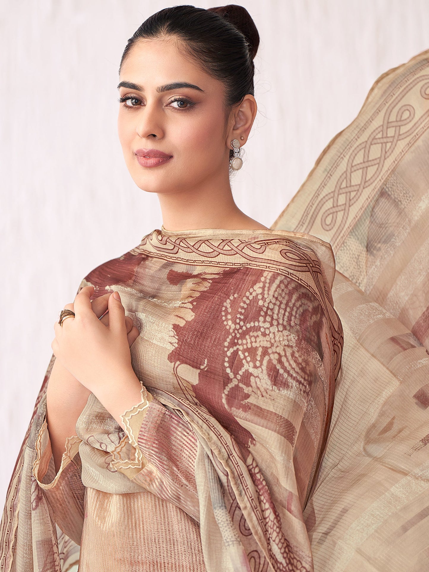 Sunflower Luxe Pure Silk Jari Kurta Set with Dupatta
