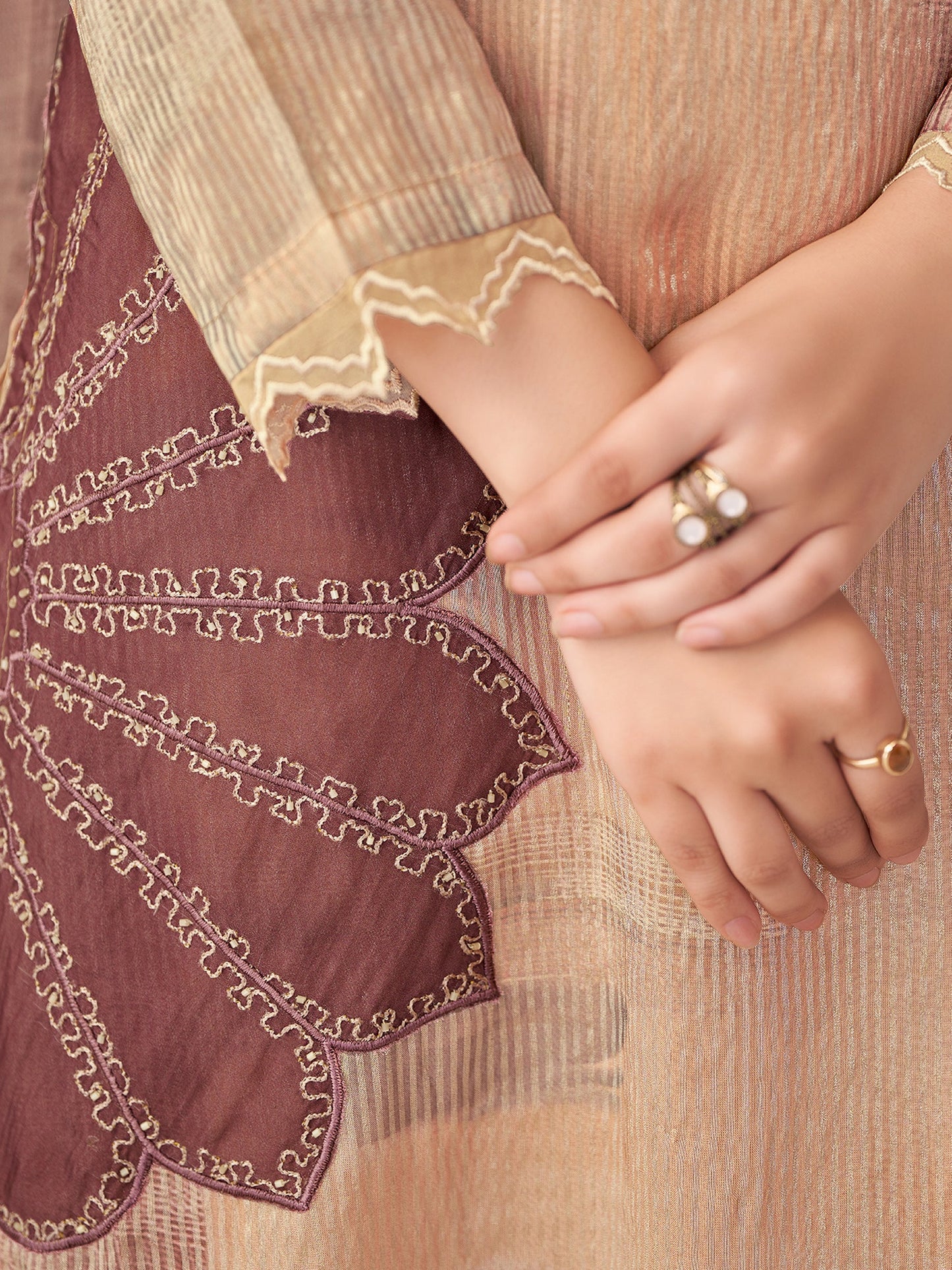 Sunflower Royal Pure Silk Jari Kurta Set with Dupatta