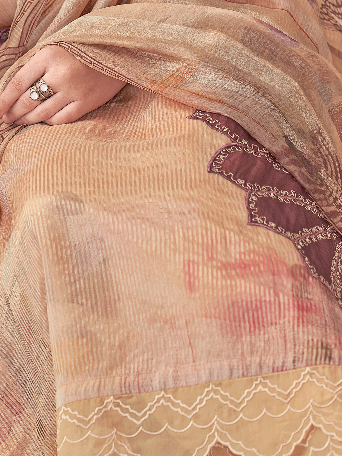 Sunflower Elite Pure Silk Jari Kurta Set with Dupatta