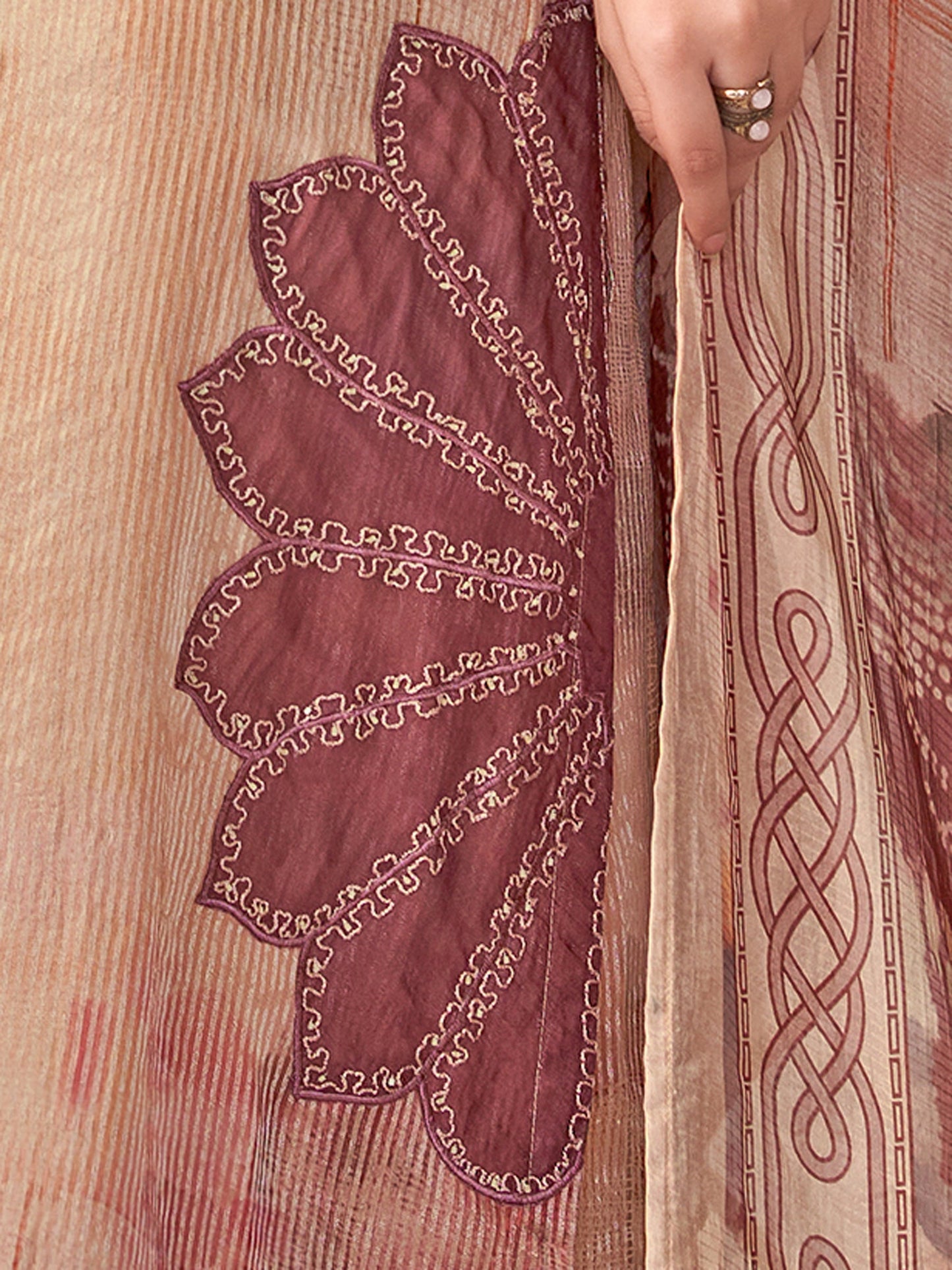 Sunflower Elite Pure Silk Jari Kurta Set with Dupatta