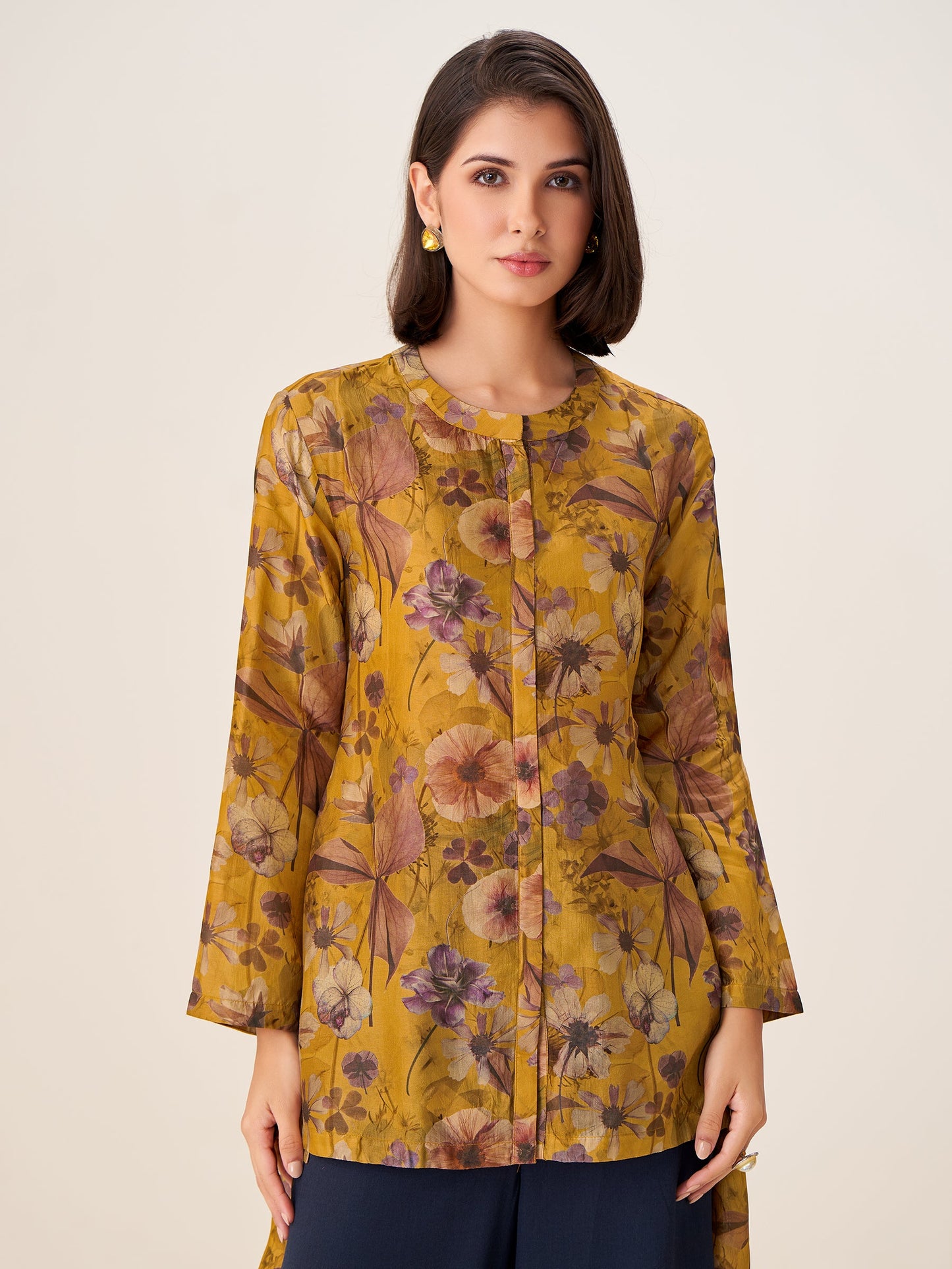 Celestia Luxe Digital Print Top