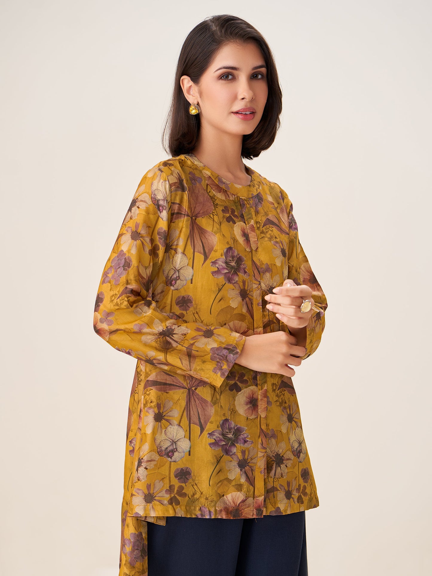 Celestia Luxe Digital Print Top