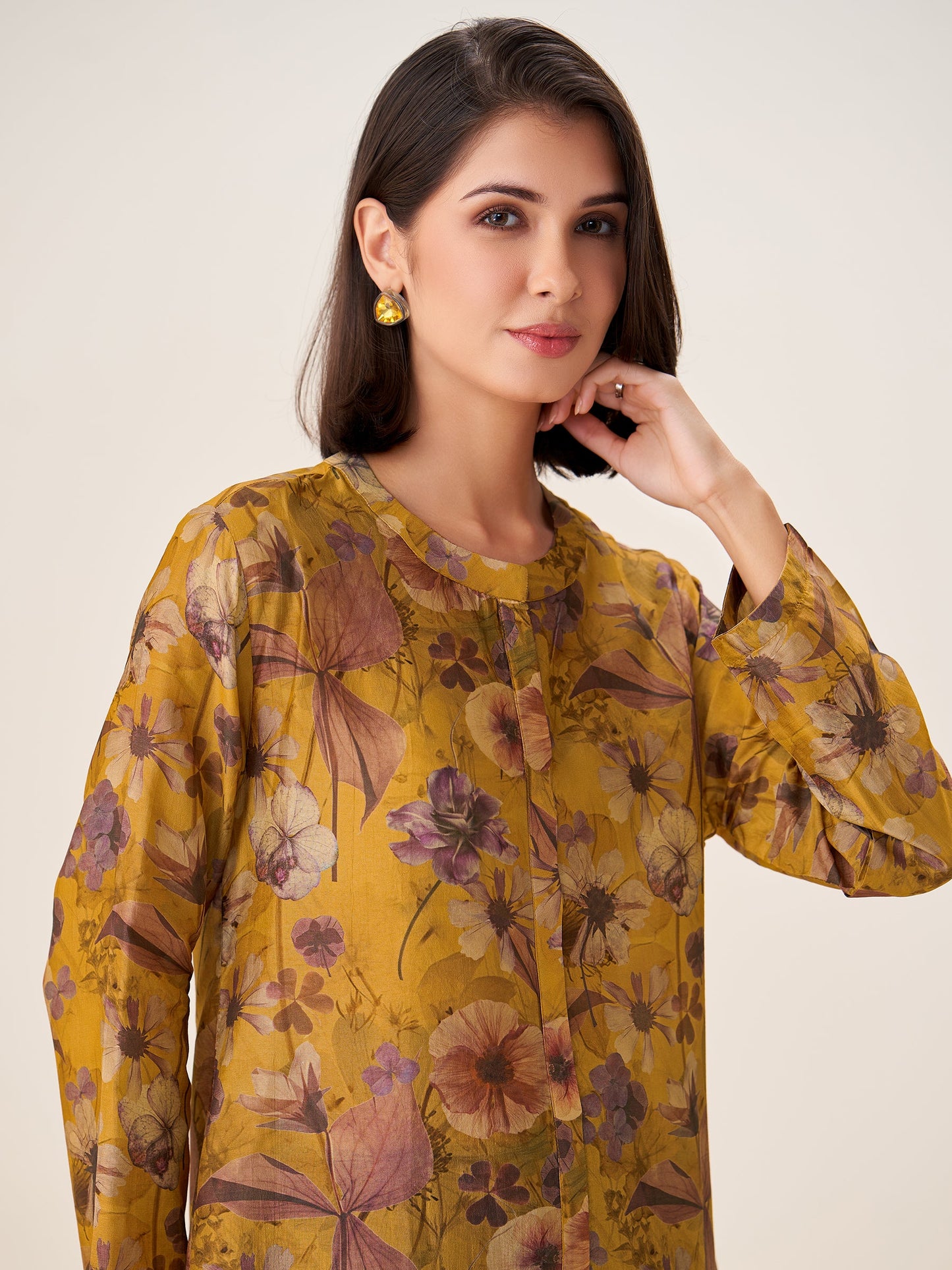Celestia Luxe Digital Print Top