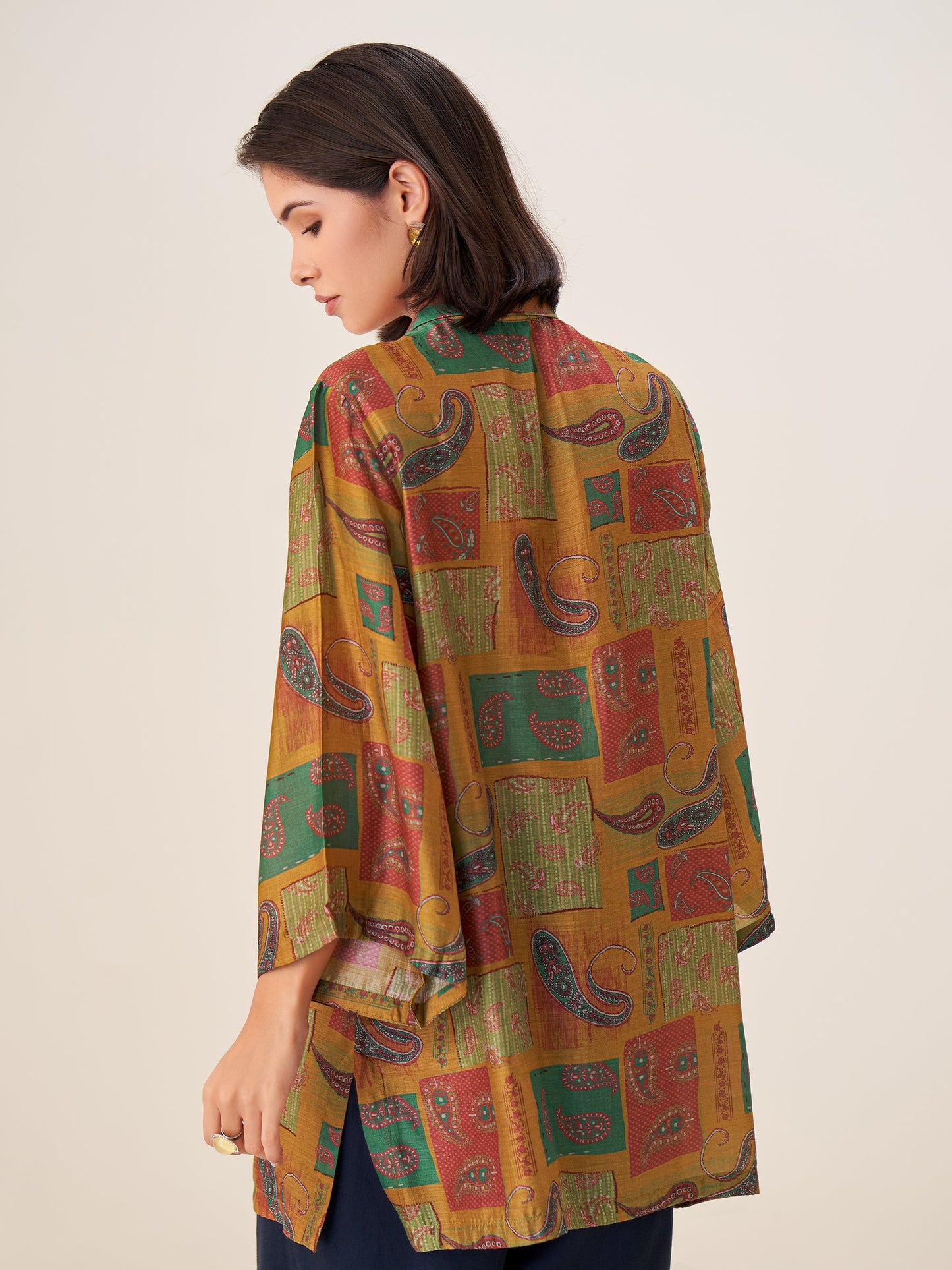Celestia Luxe Digital Print Top