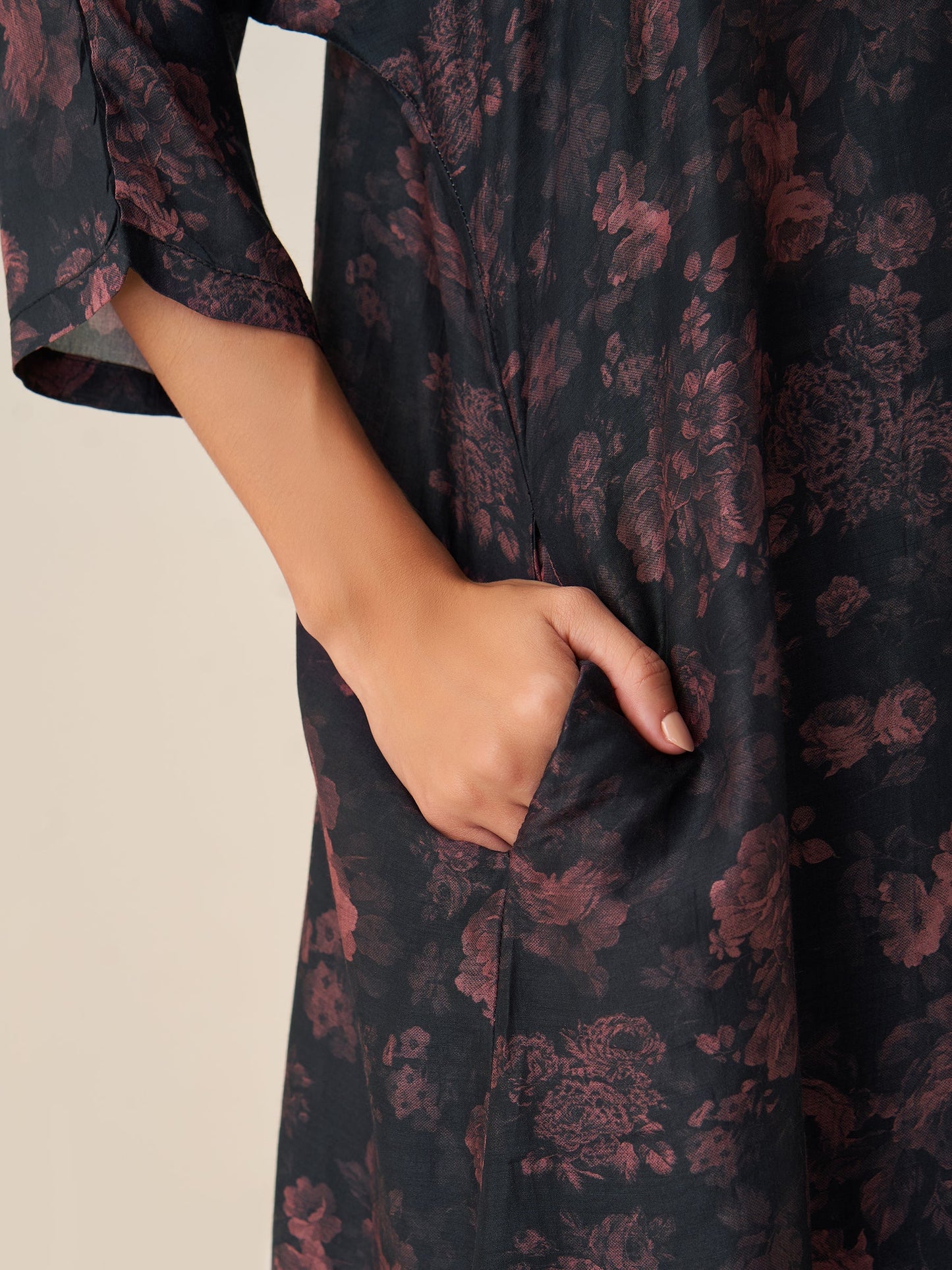 Trendy Digital Print Tunic Top