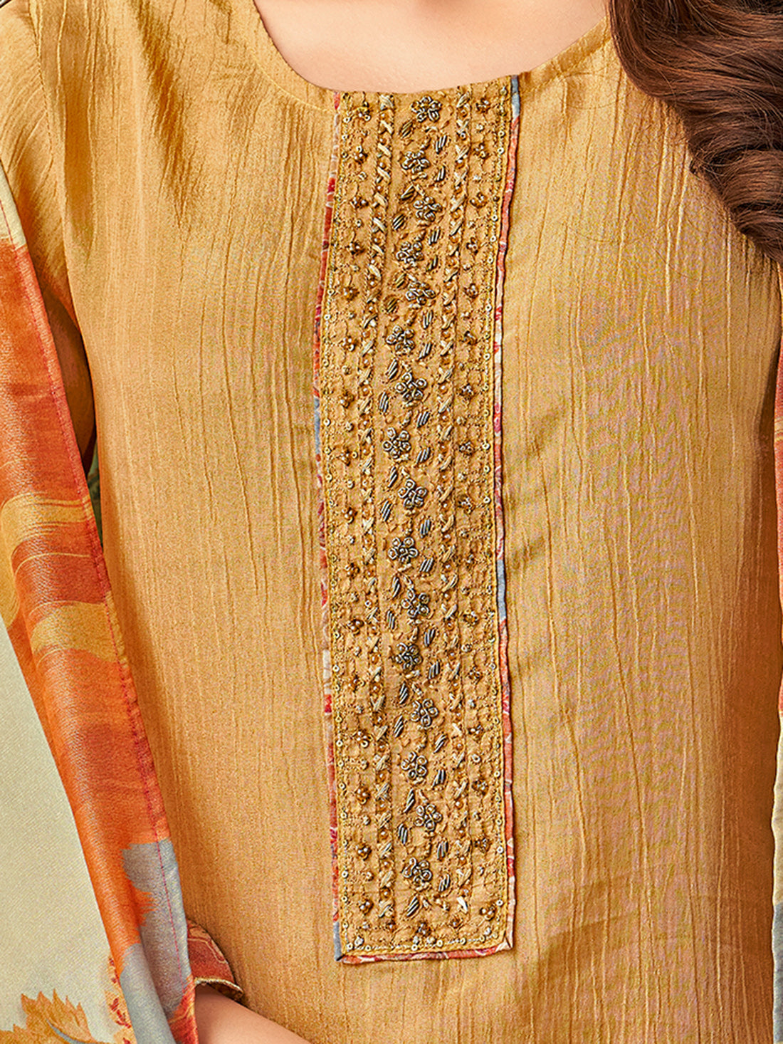 Aprajita Mustred Stiched Suit
