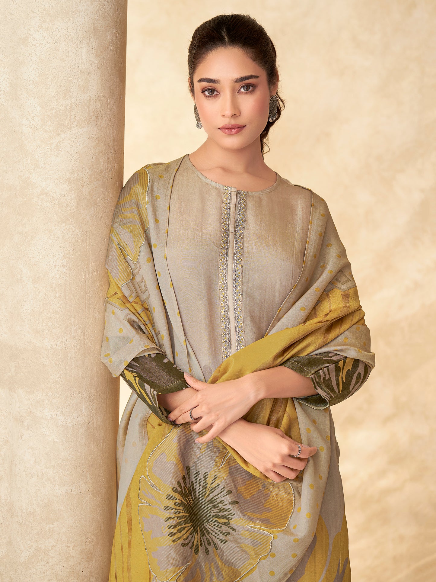 Laveena Elegance Pure Fancy Simmer Kurta Set with Dupatta