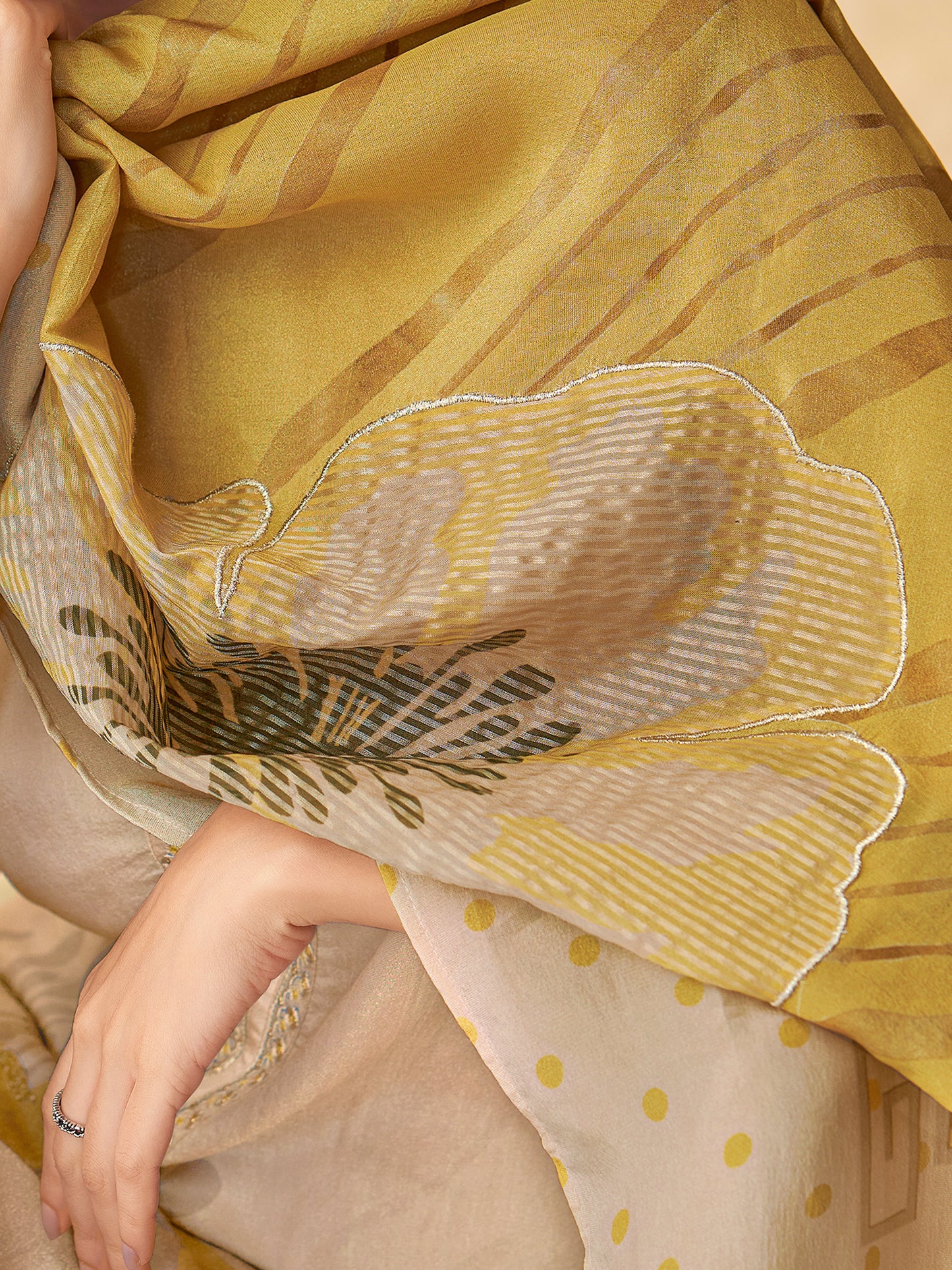 Laveena Elegance Pure Fancy Simmer Kurta Set with Dupatta