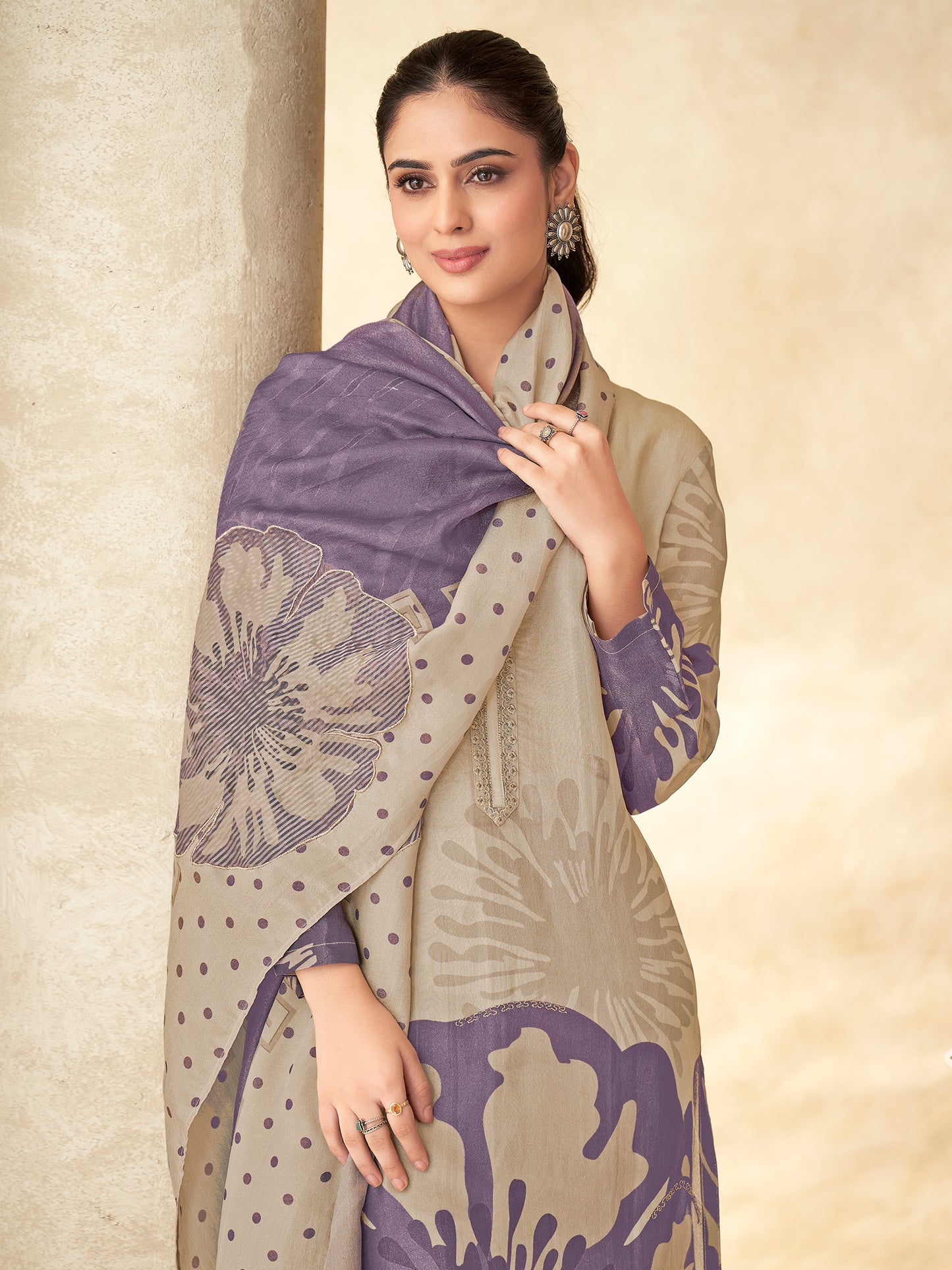 Laveena Luxe Pure Fancy Simmer Kurta Set with Dupatta