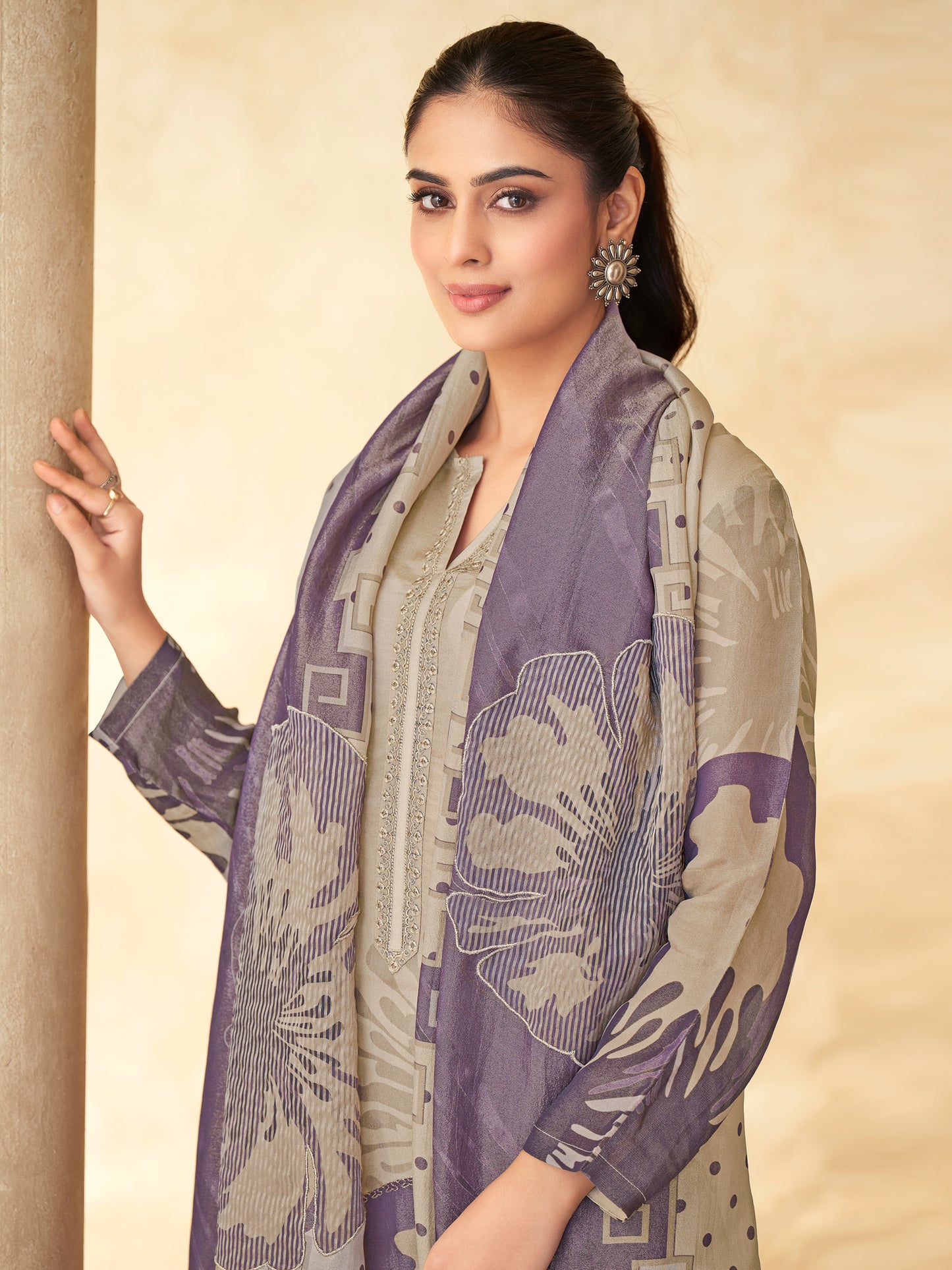 Laveena Luxe Pure Fancy Simmer Kurta Set with Dupatta