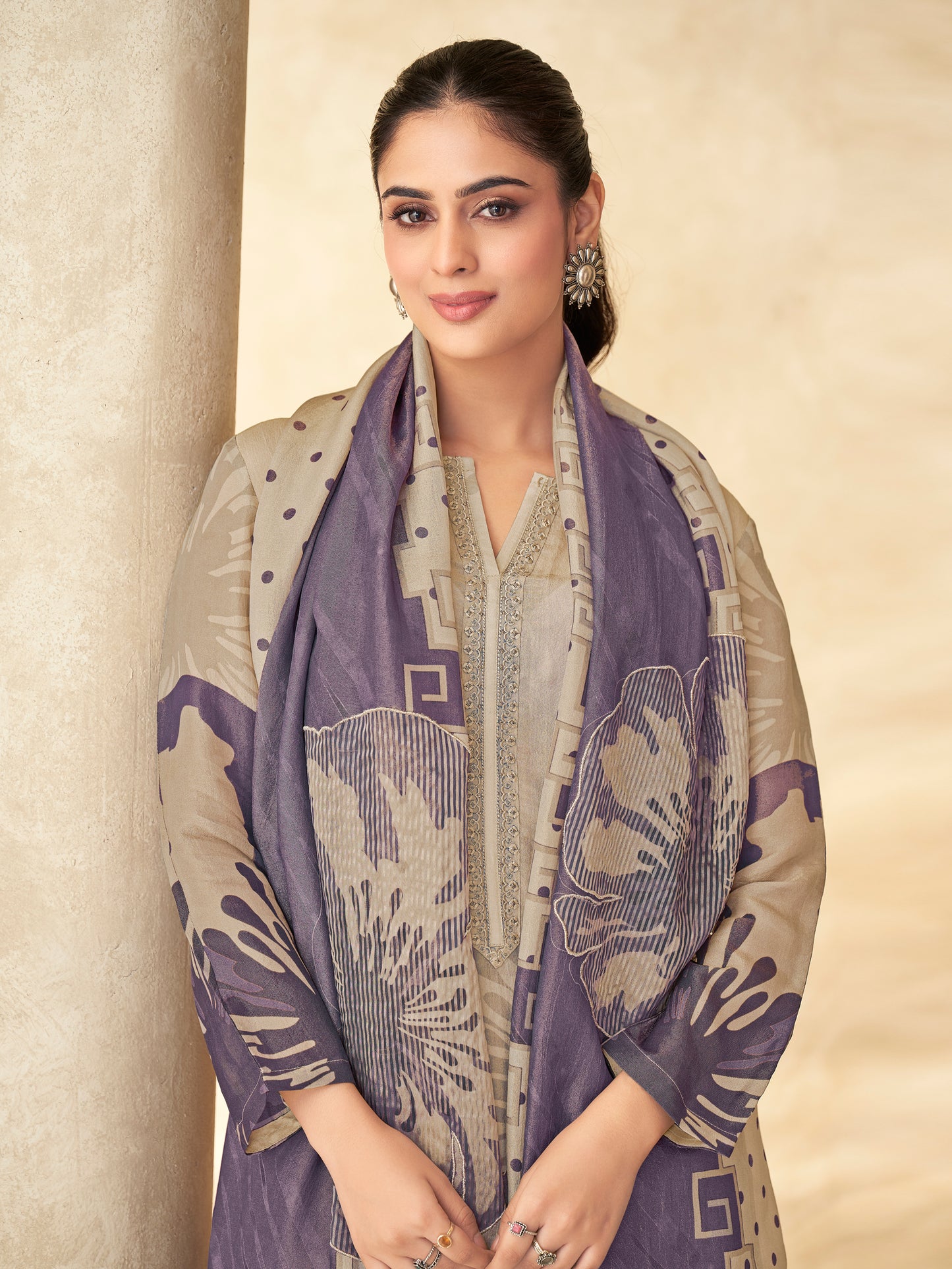 Laveena Elegance Pure Fancy Simmer Kurta Set with Dupatta
