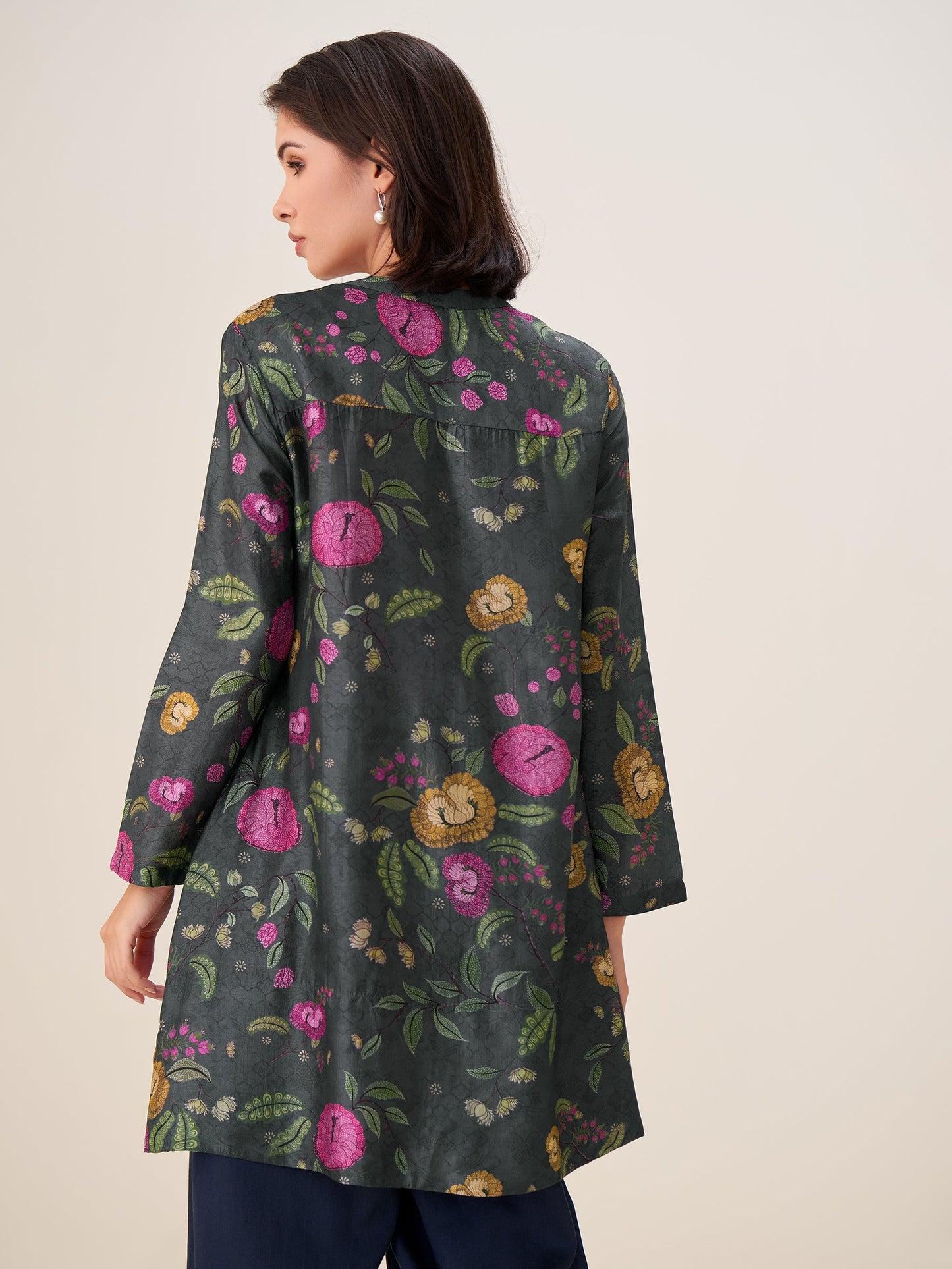 Celestia Luxe Digital Print Top