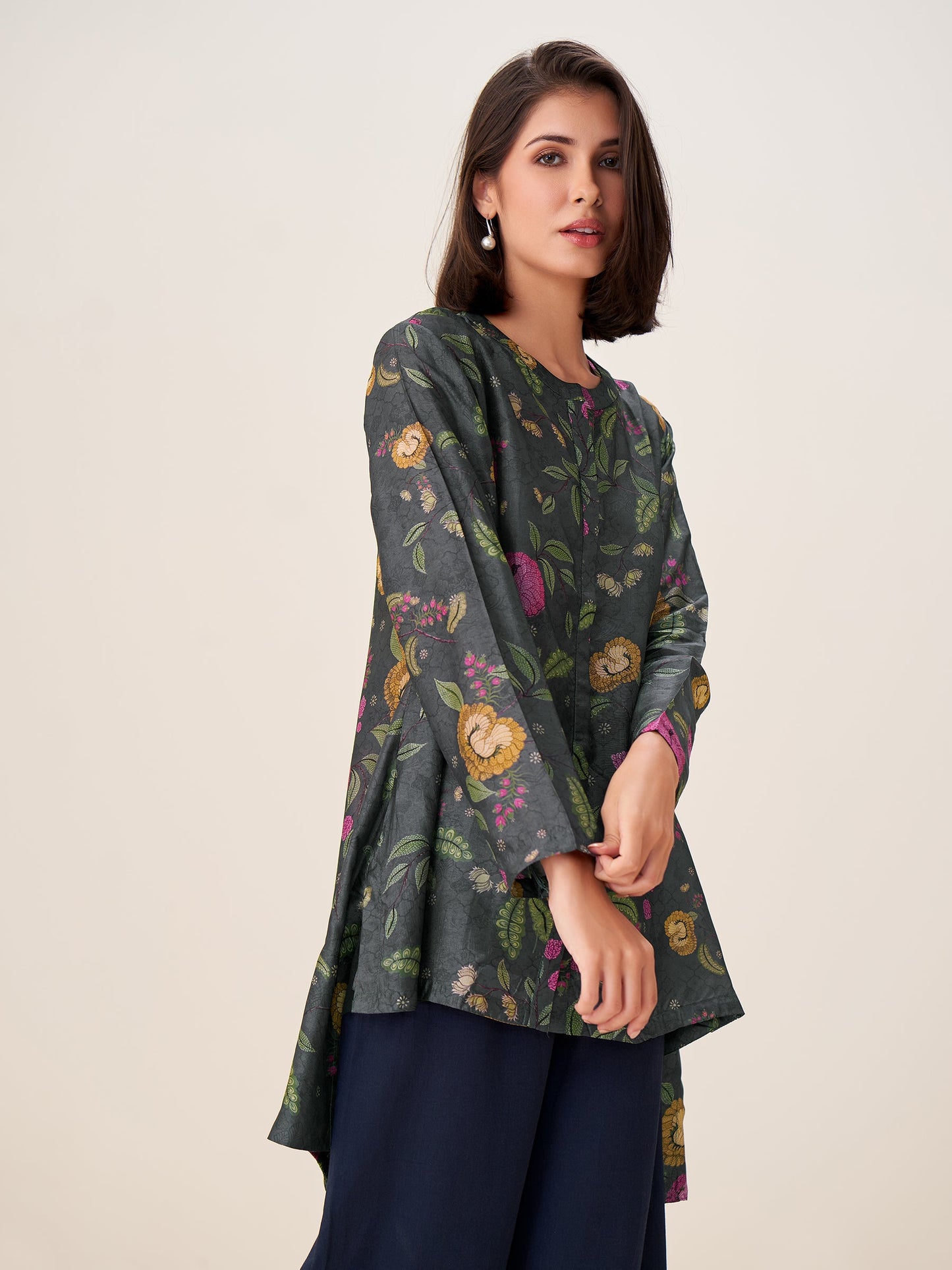 Celestia Luxe Digital Print Top