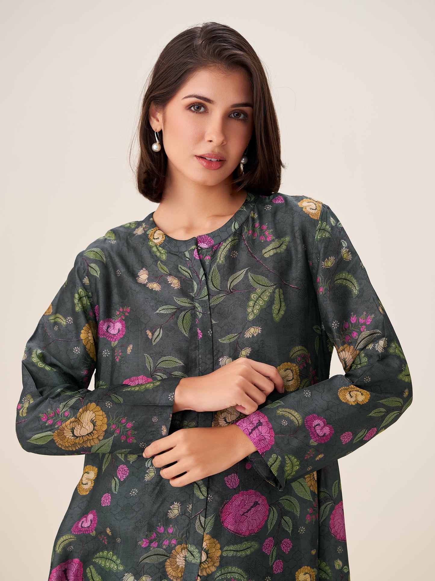 Celestia Luxe Digital Print Top