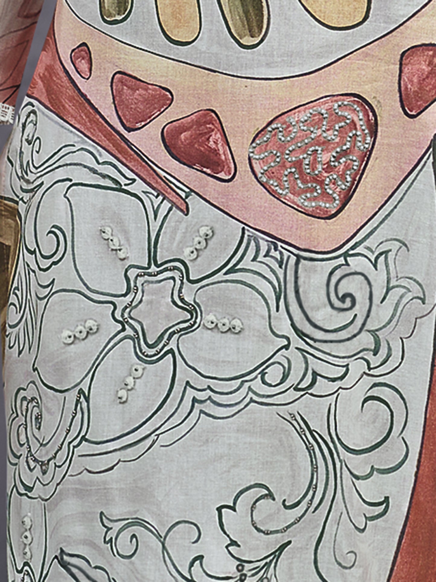 RAHA LIGHTGREEN Pure Cotton Suit Set with Exquisite Handwork & Embroidery