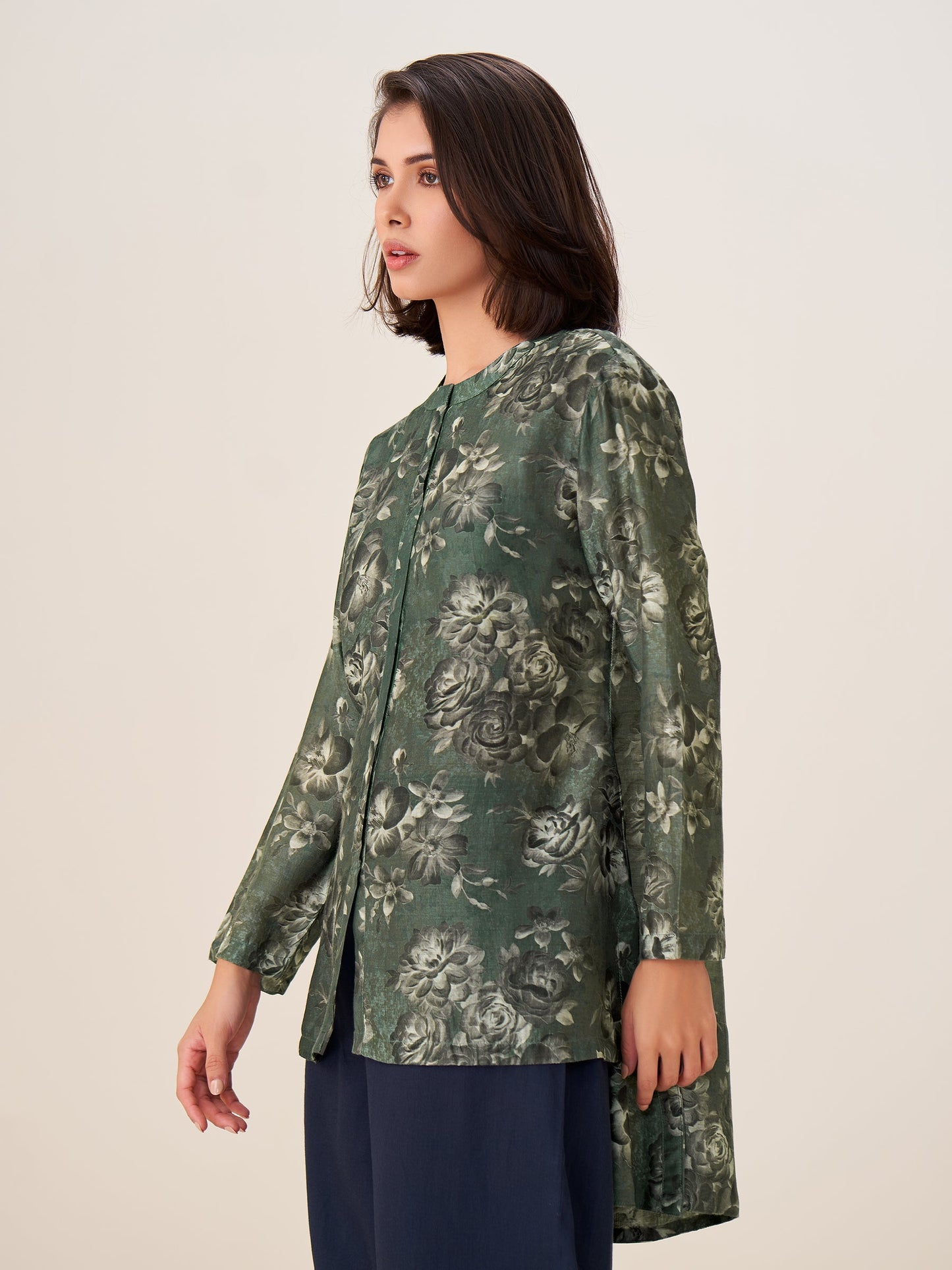 Celestia Luxe Digital Print Top