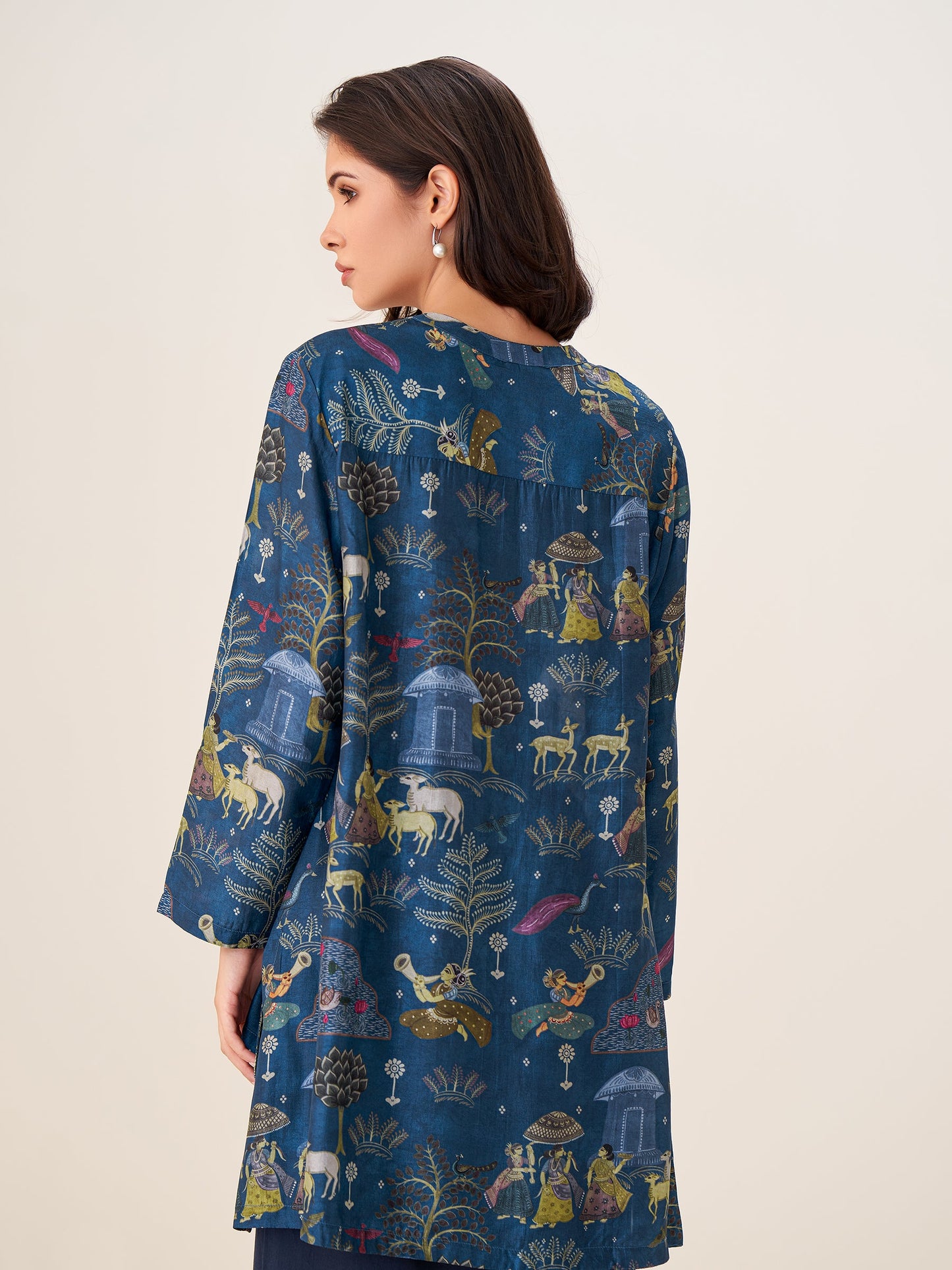 Celestia Luxe Digital Print Top