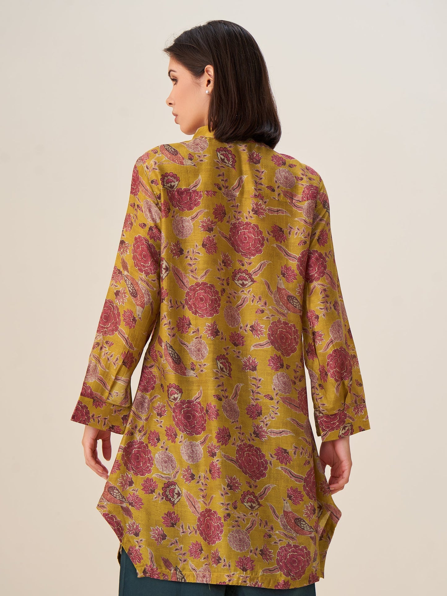 Trendy Digital Print Tunic Top