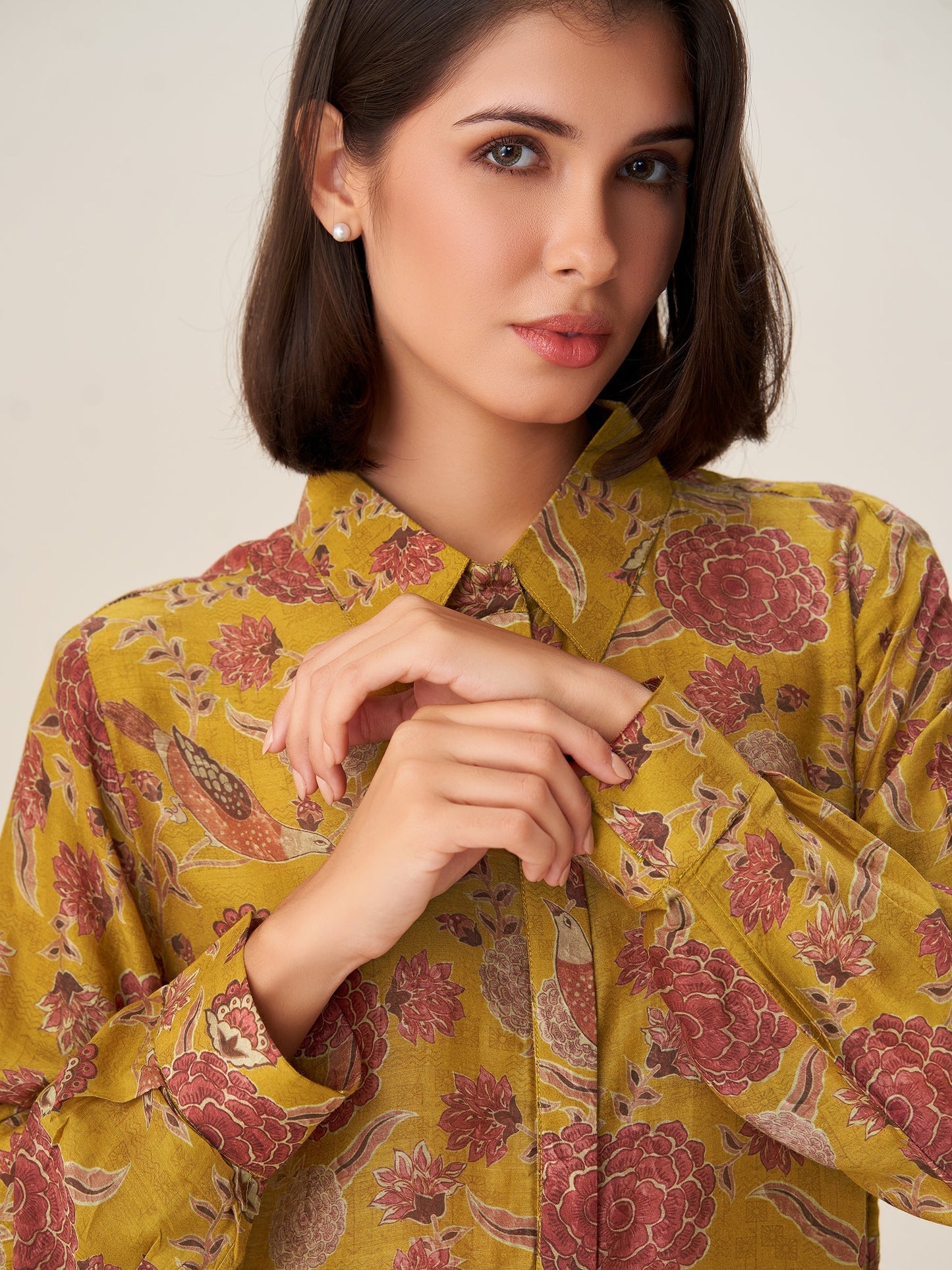 Trendy Digital Print Tunic Top