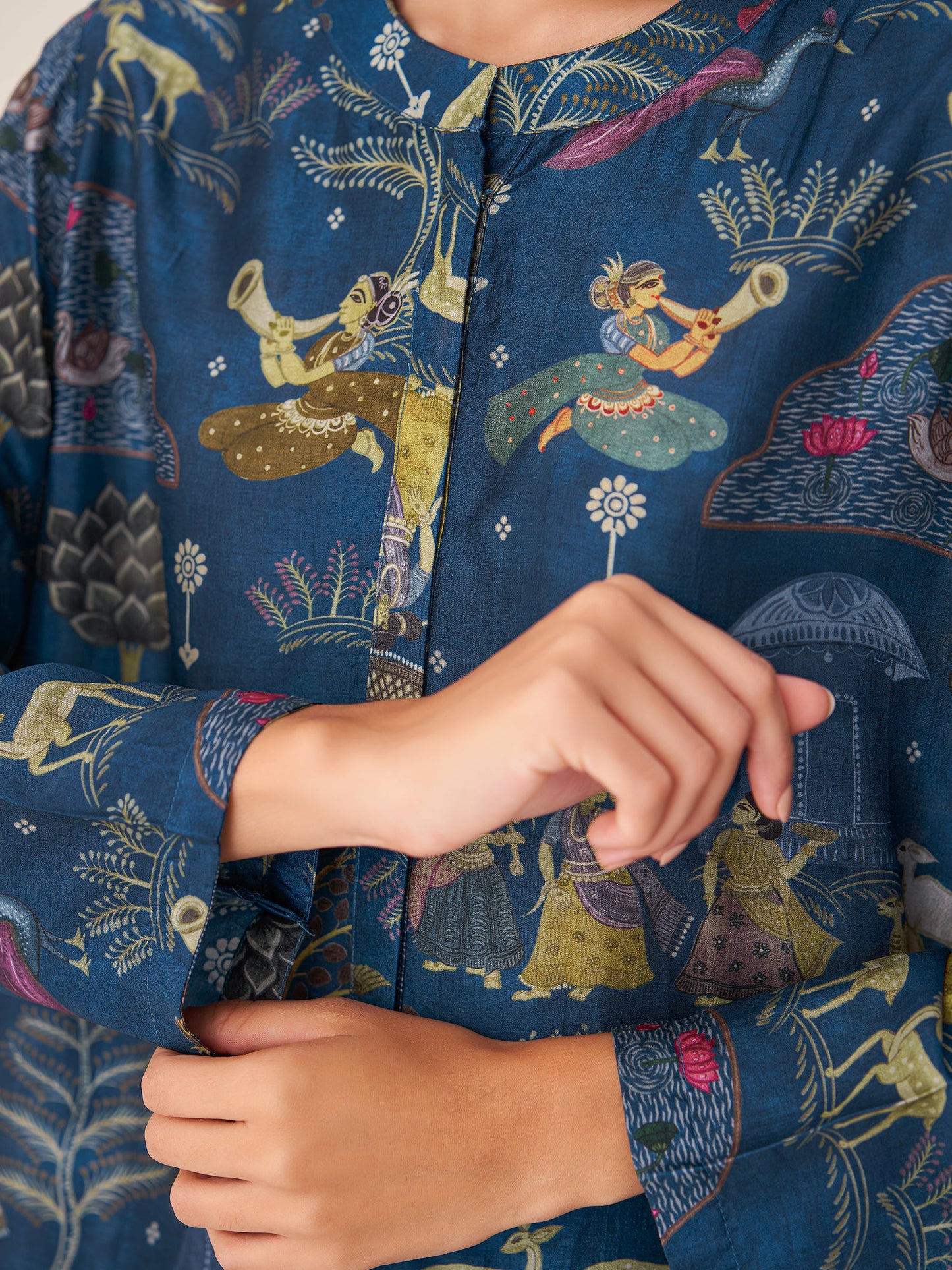 Celestia Luxe Digital Print Top