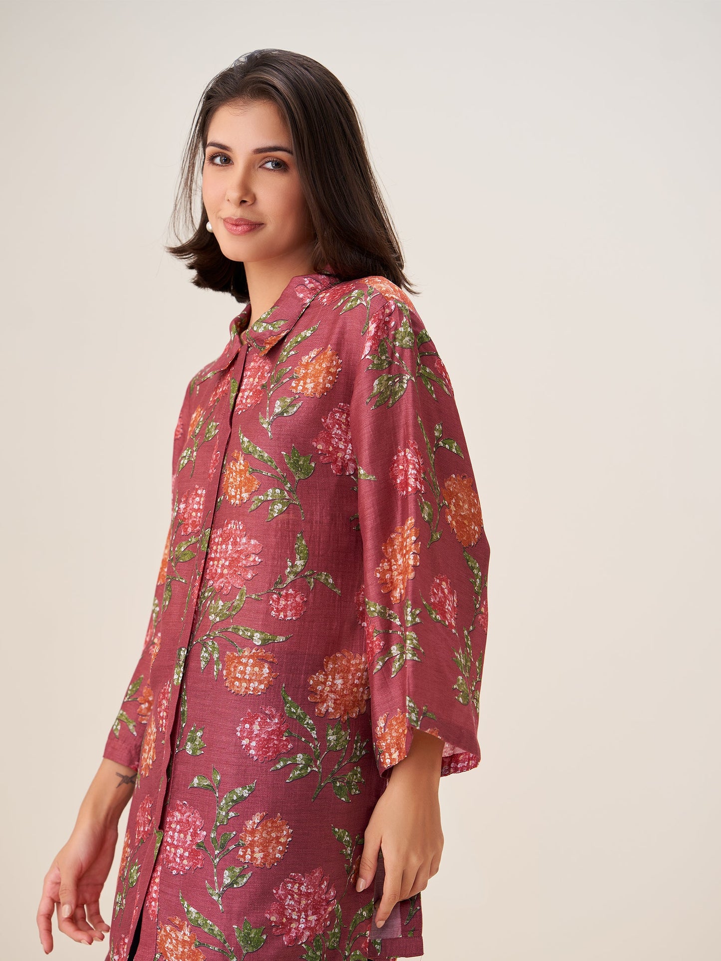 Celestia Luxe Digital Print Top