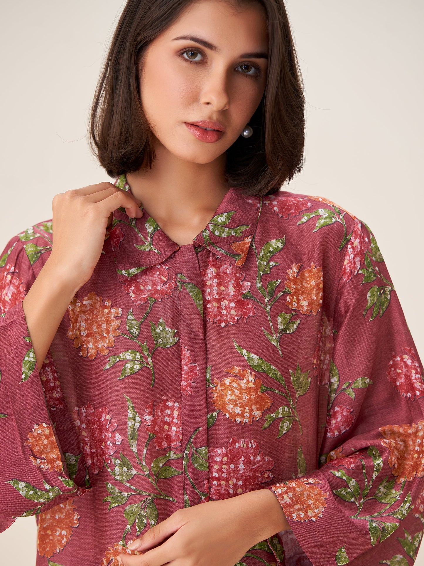 Celestia Luxe Digital Print Top