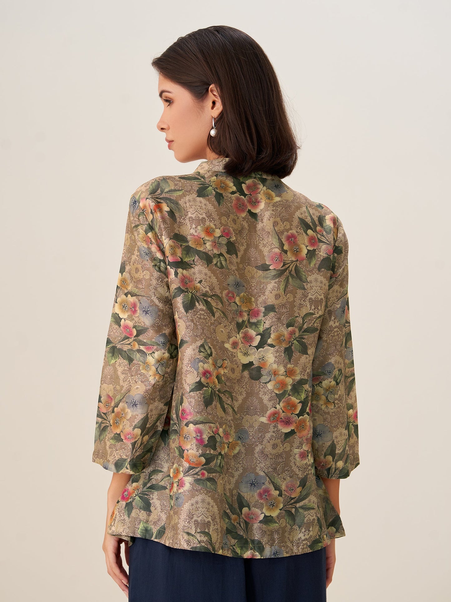 Celestia Luxe Digital Print Top