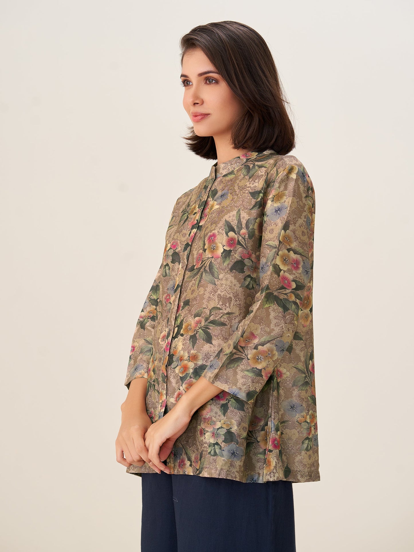 Celestia Luxe Digital Print Top