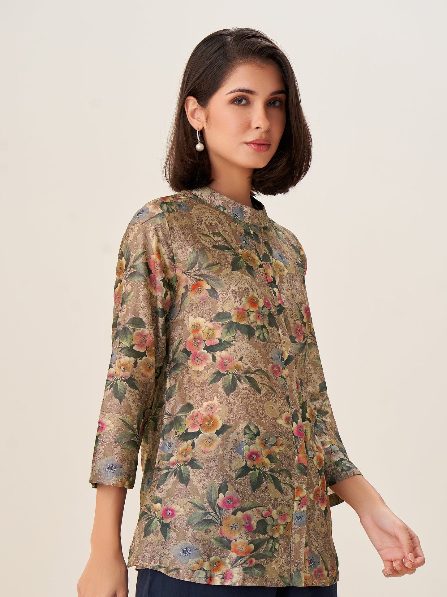 Celestia Luxe Digital Print Top