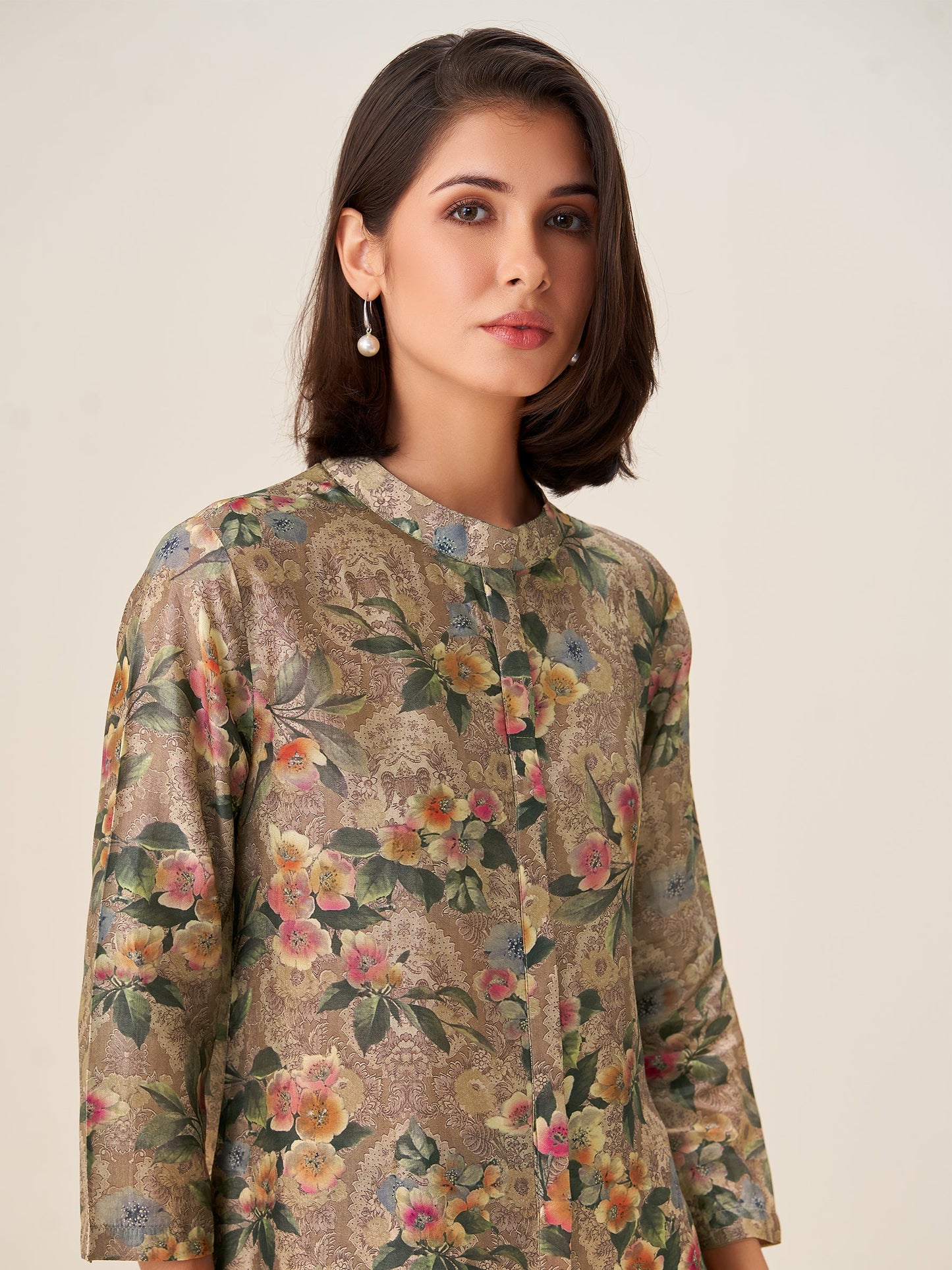 Celestia Luxe Digital Print Top