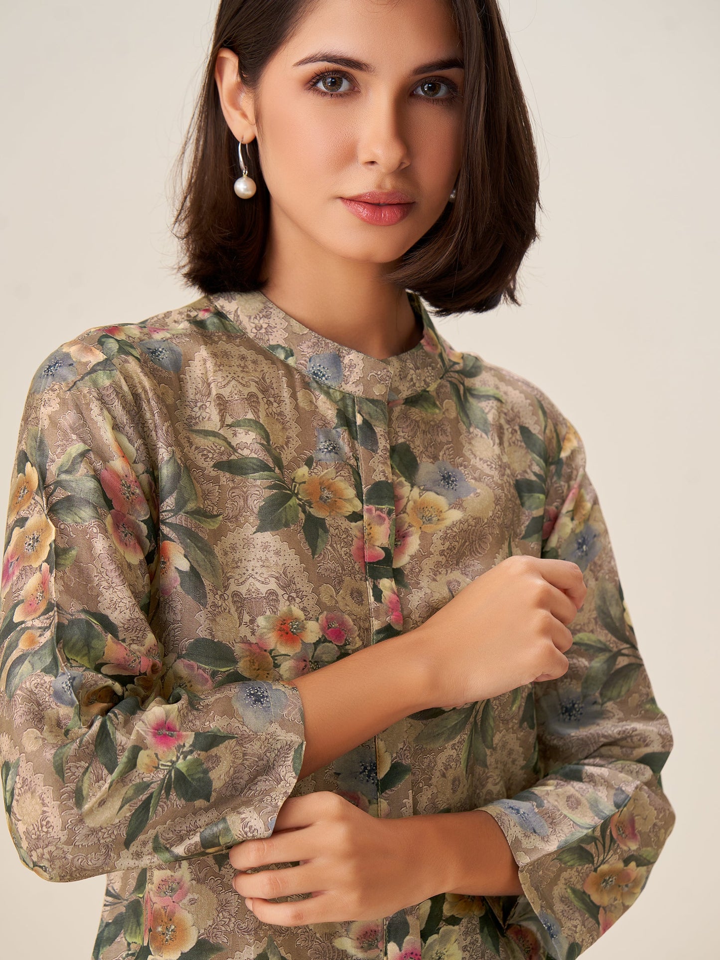 Celestia Luxe Digital Print Top