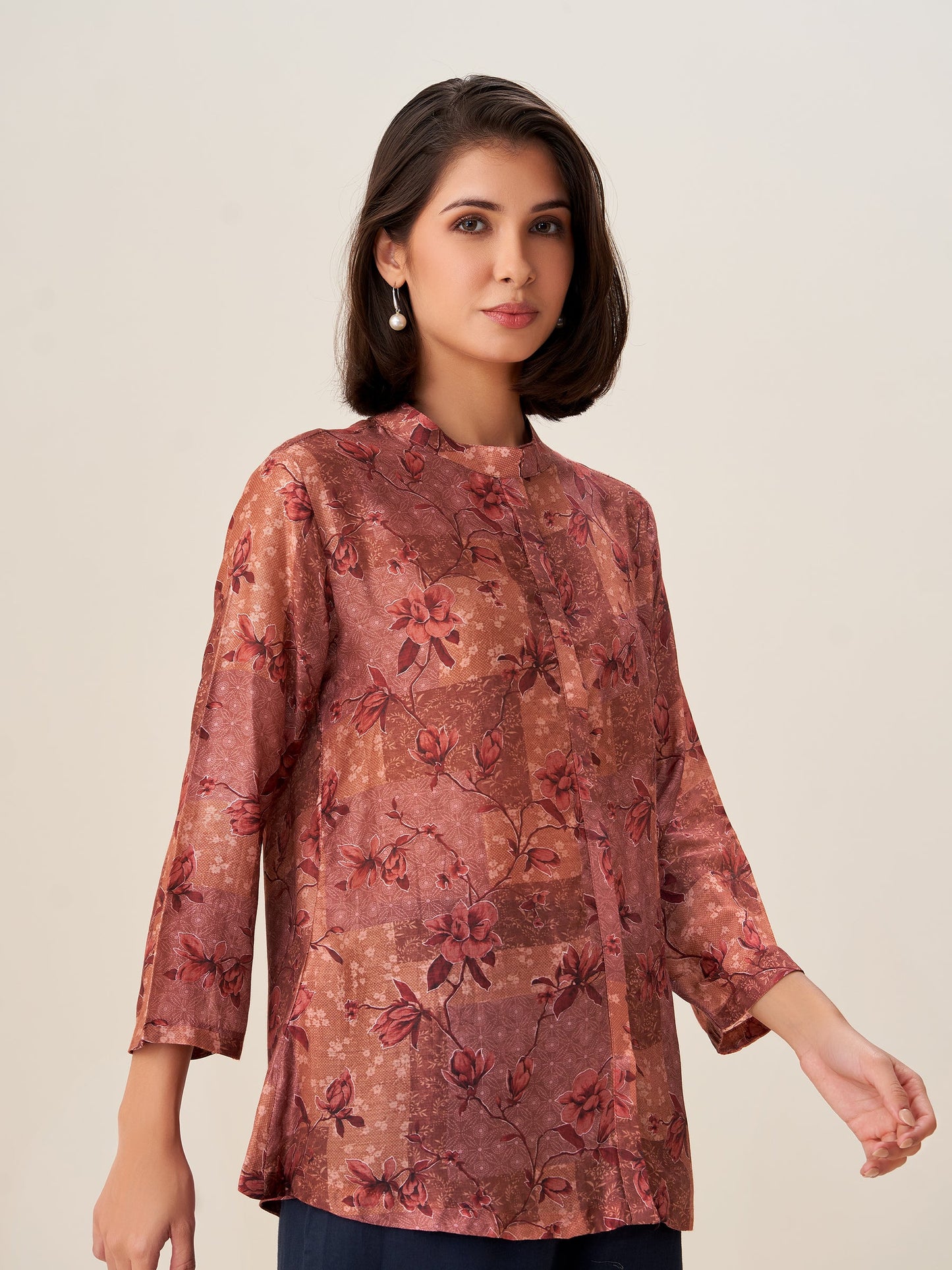 Celestia Luxe Digital Print Top