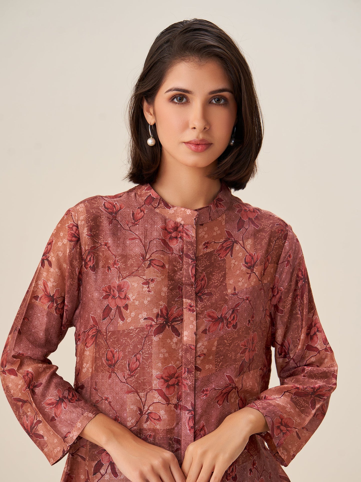 Celestia Luxe Digital Print Top